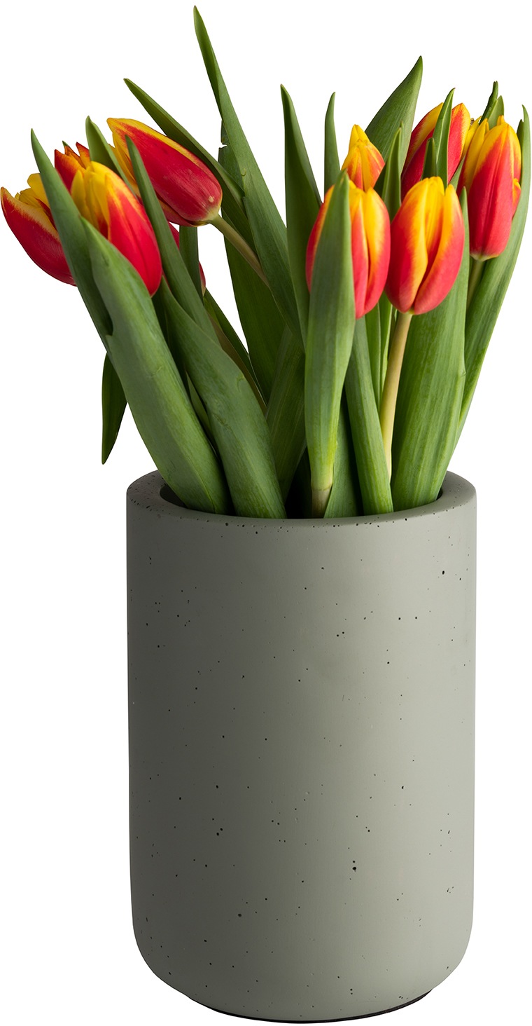 APS Wein- und Sektkühler »Element, Maße ca. Ø 12 cm, Höhe 19 cm, Innendurchmesser ca. 9,5 cm«, (1 tlg.), aus Naturstein, für Flaschen und Getränke, auch als Vase einsetzbar
