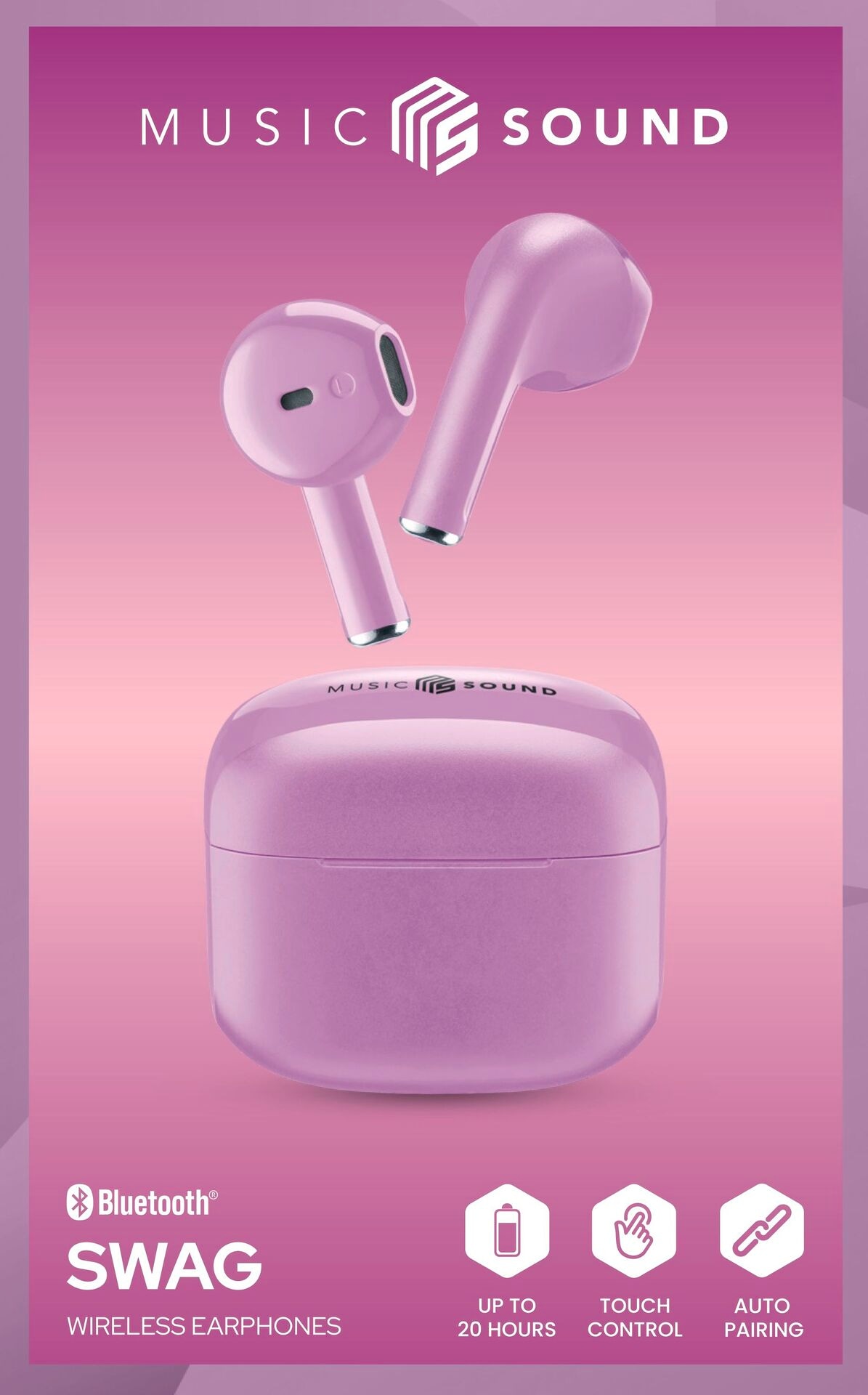 Cellularline wireless In-Ear-Kopfhörer »SWAG BT Kopfhörer MS«