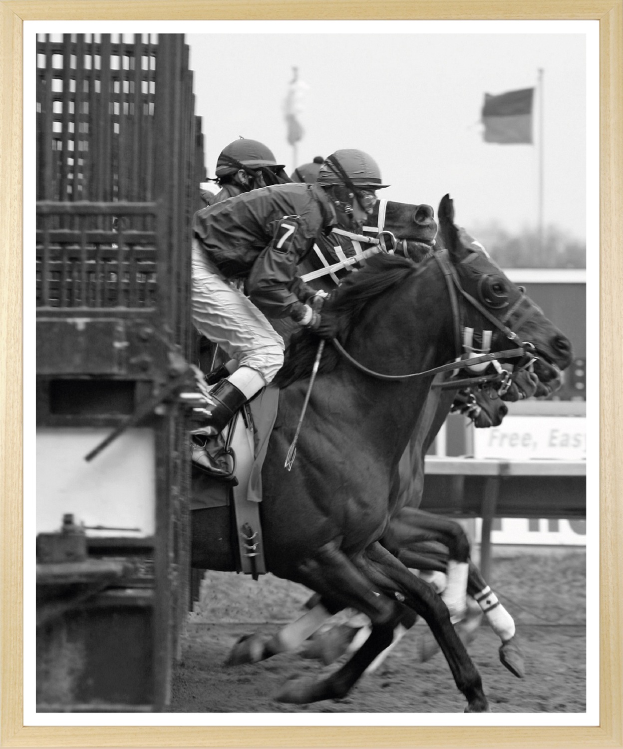 queence Bild mit Rahmen »Vintage Polo Pferderennen« Foto   Menschen   Pferd günstig online kaufen