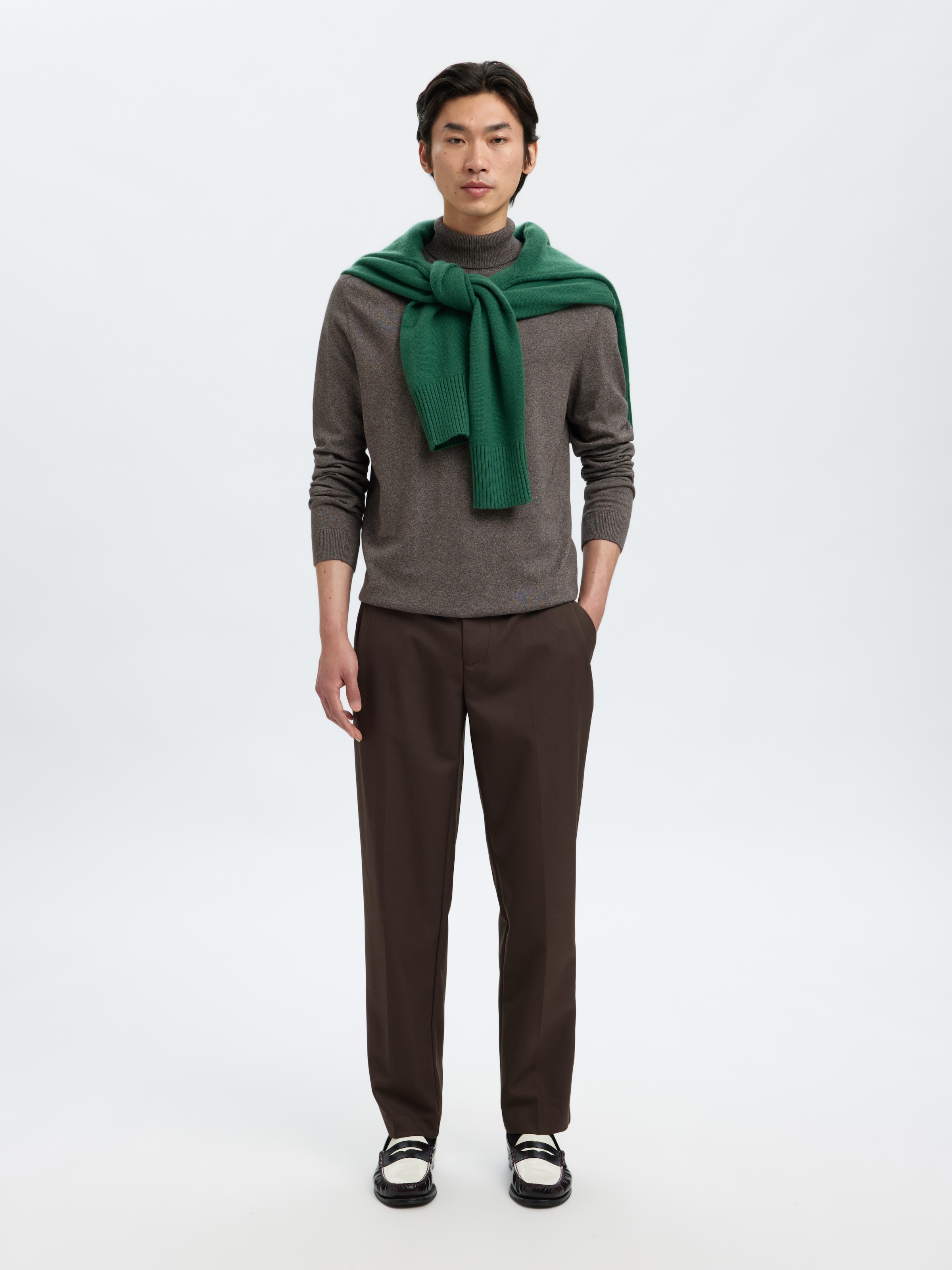 SELECTED HOMME Rollkragenpullover »SLHZREG-KRIS KNIT ROLL NECK«