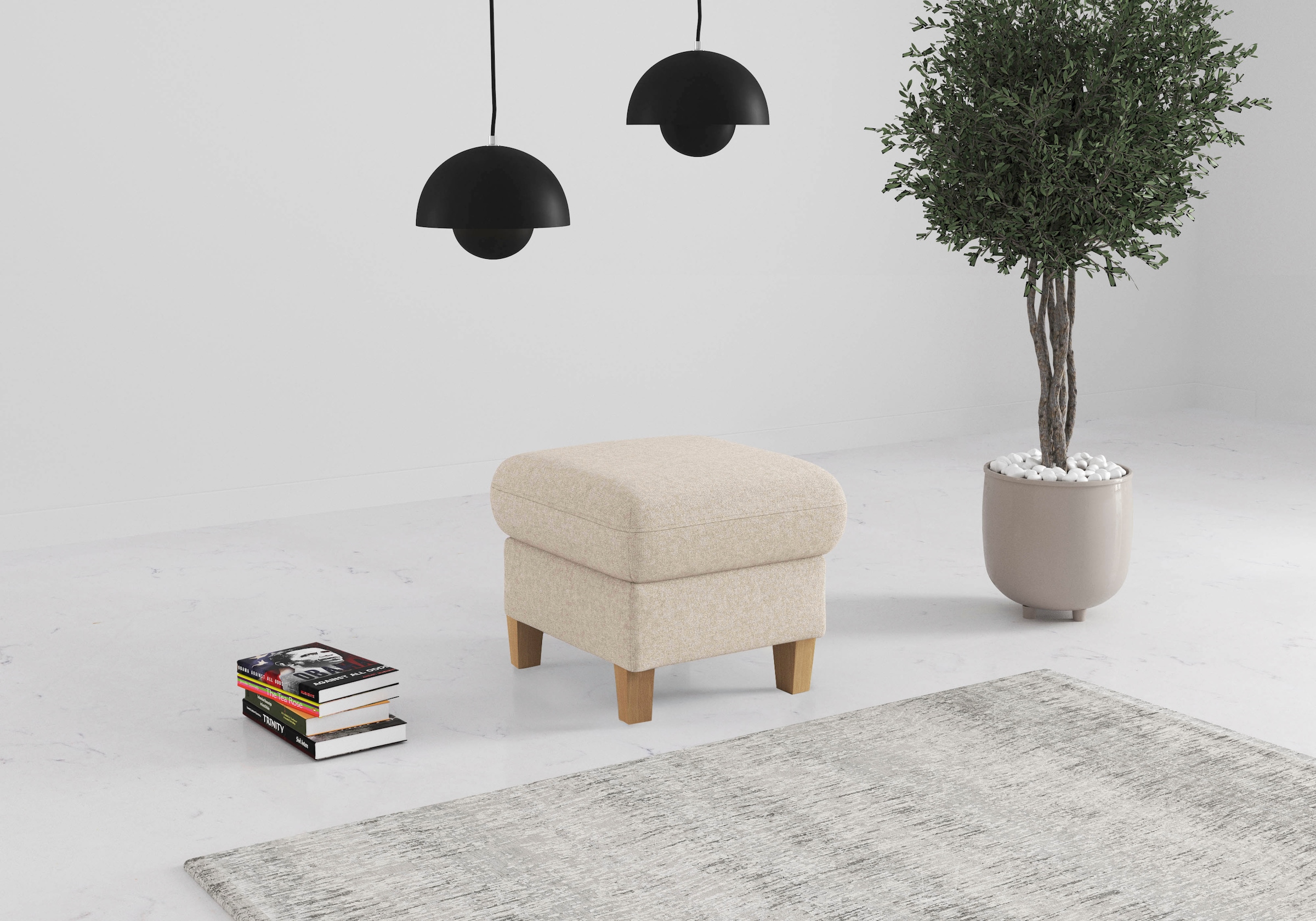 Home affaire Polsterhocker »Glendale« mit Stauraum