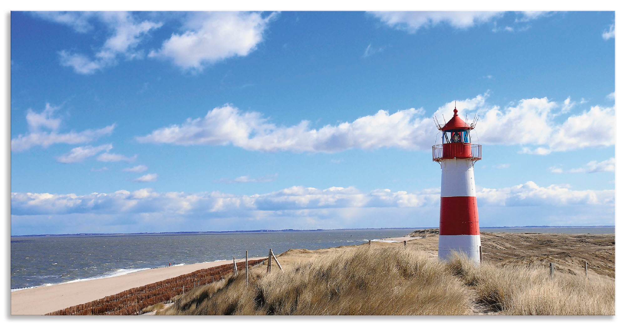 Artland Küchenrückwand »Leuchtturm Sylt«, (1 tlg.), Alu Spritzschutz mit Kl günstig online kaufen