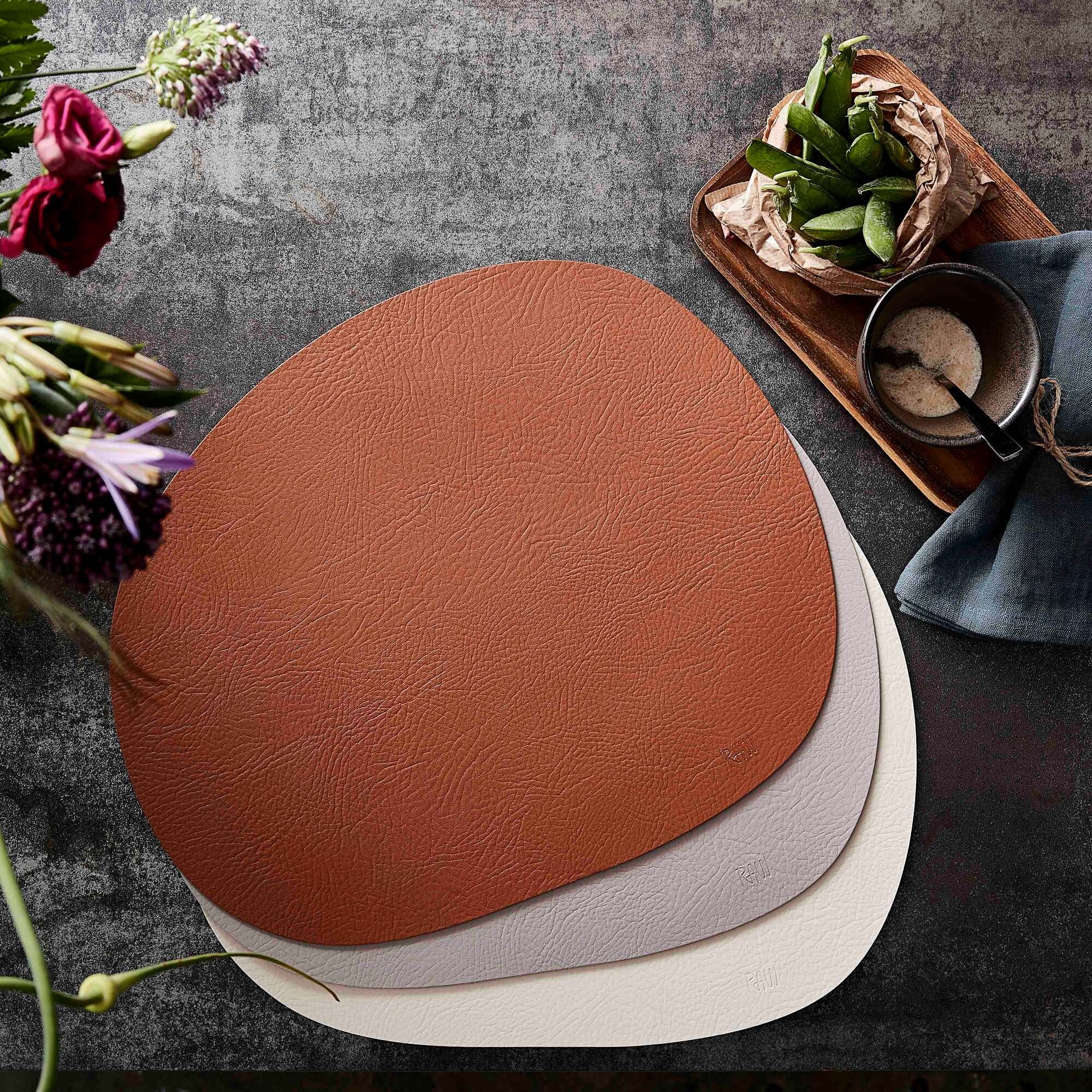 aida RAW Platzset »Buffalo« 95 % Recycelleder