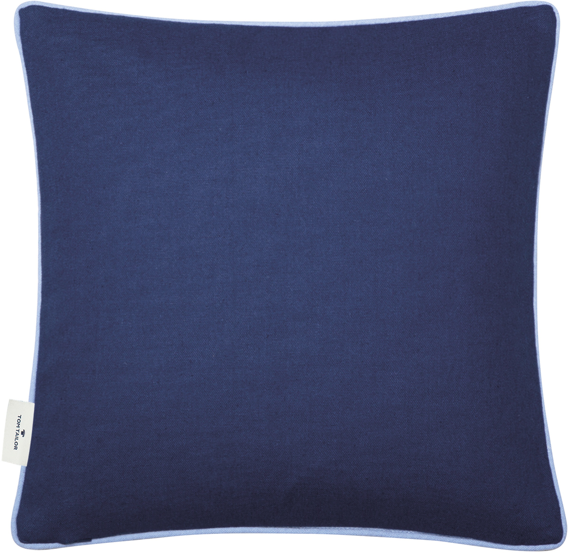 TOM TAILOR HOME Dekokissen »Dove Signature«, mit Paspel, Kissenhülle ohne Füllung, 1 Stück