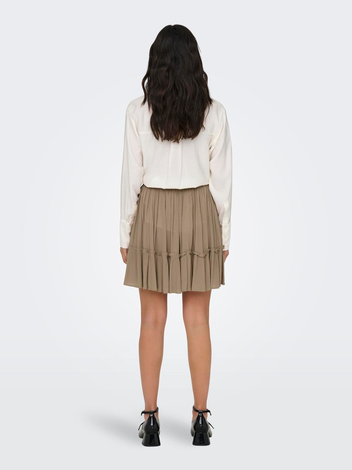 6. Bild von ONLY Minirock »ONLIBIZA LIFE SHORT SKIRT WVN NOOS«, mit Volant