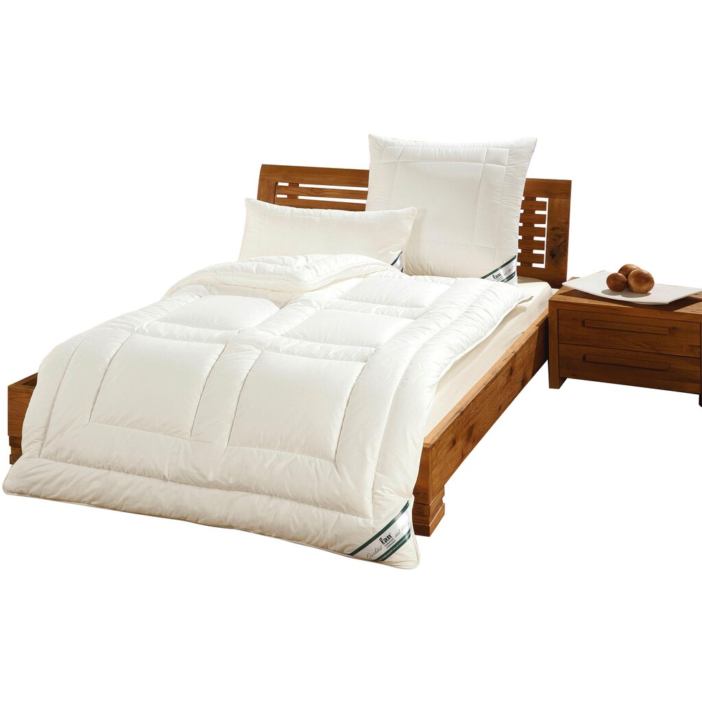 f.a.n. Schlafkomfort Baumwollbettdecke »African Cotton«, 4-Jahreszeiten, (1 St.), Bettdecke in 4 Wärmeklassen, optimaler Feuchtigkeitstranport