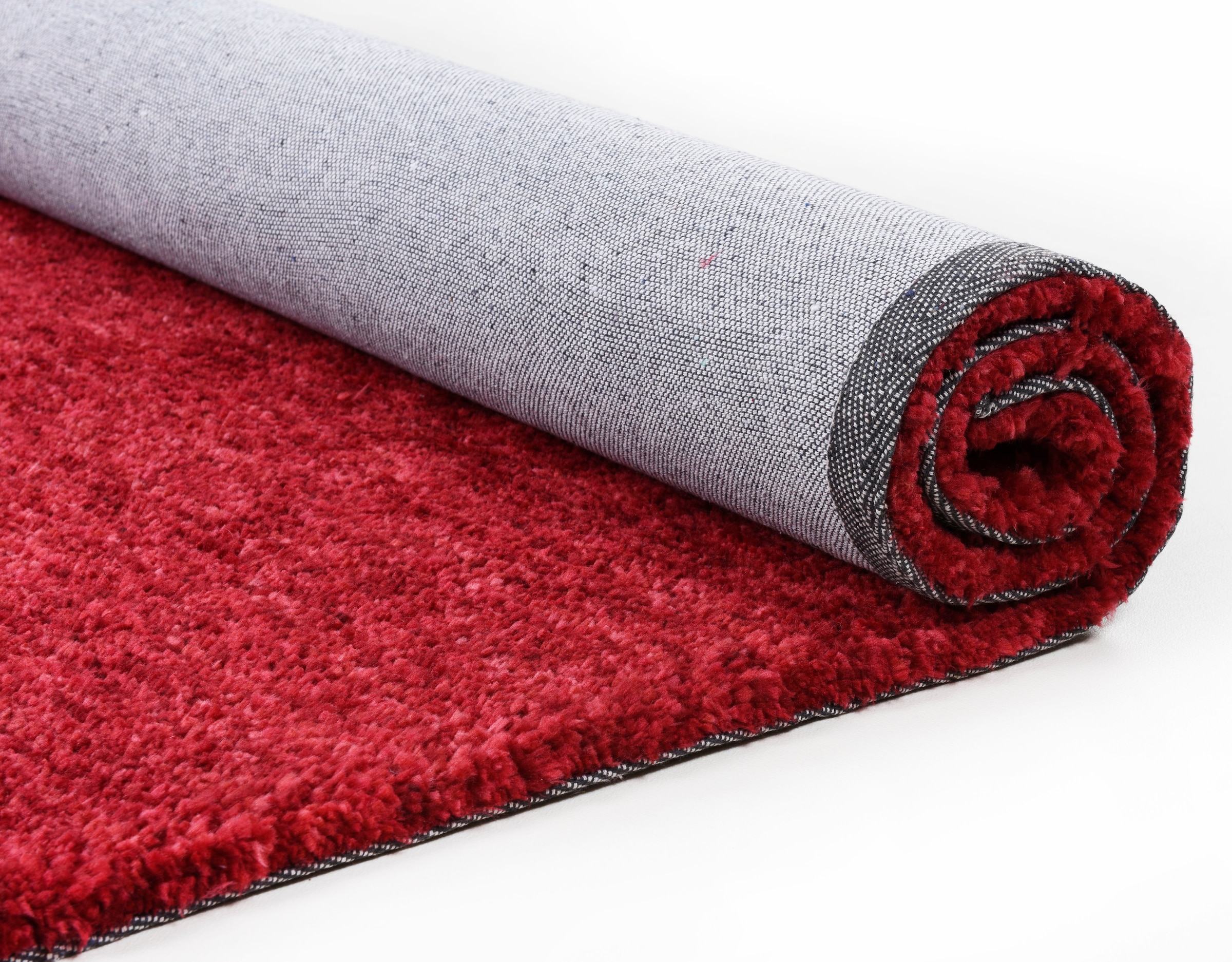 Gino Falcone Teppich »Roberto Uni« rechteckig 20 mm Höhe meliert, besonders weich durch Microfaser