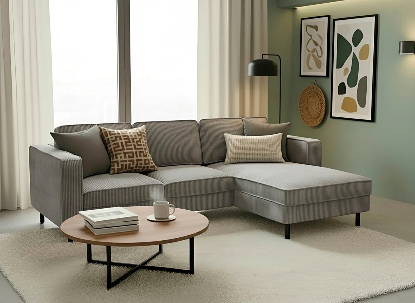 TRENDMANUFAKTUR Ecksofa »Watkins, Couch wahlweise mit Schlaffunktion & Bett günstig online kaufen