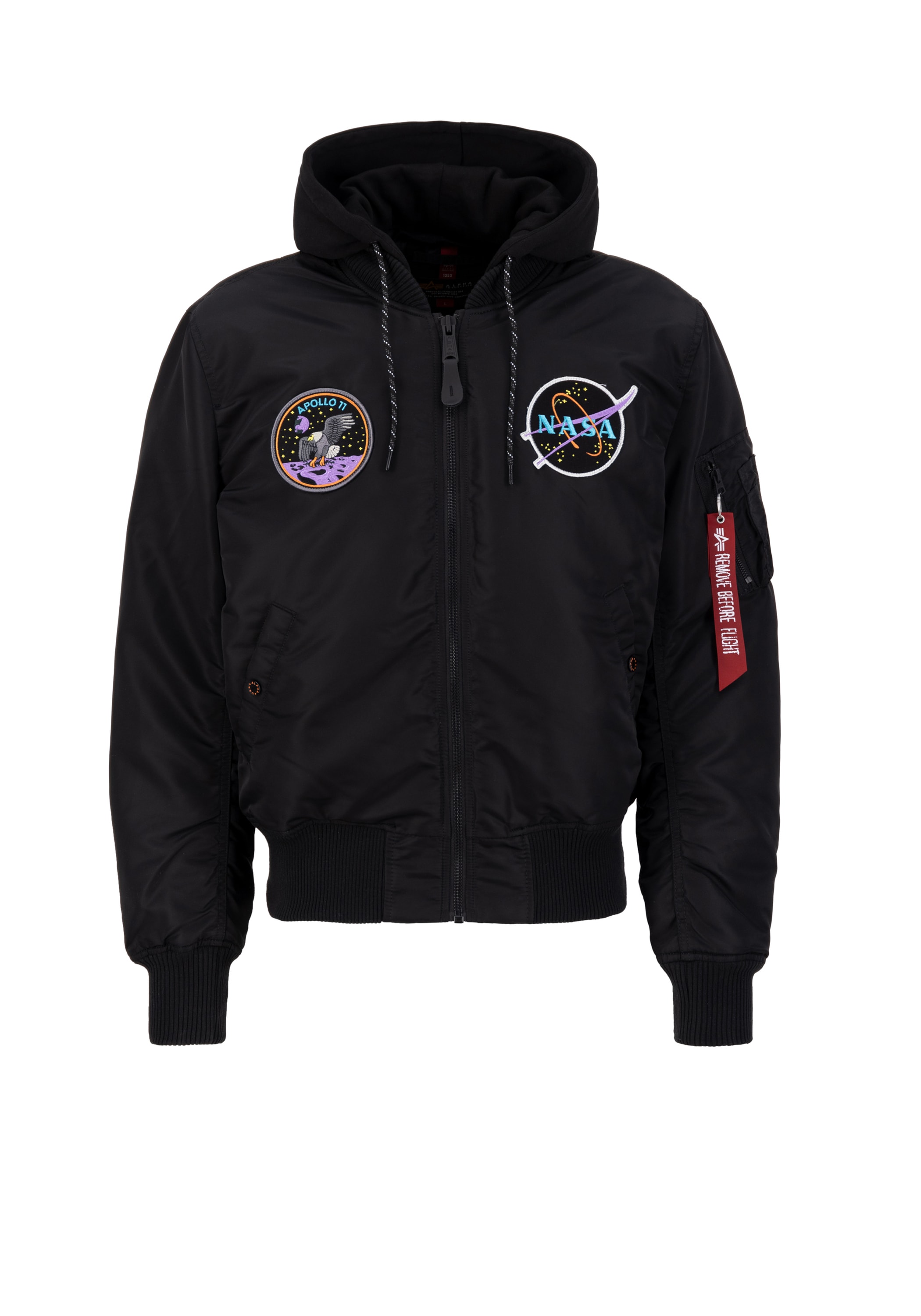 Alpha Industries Bomberjacke »Alpha Industries Men - Bomber Jackets MA-1 VF Hood Dark Side«
