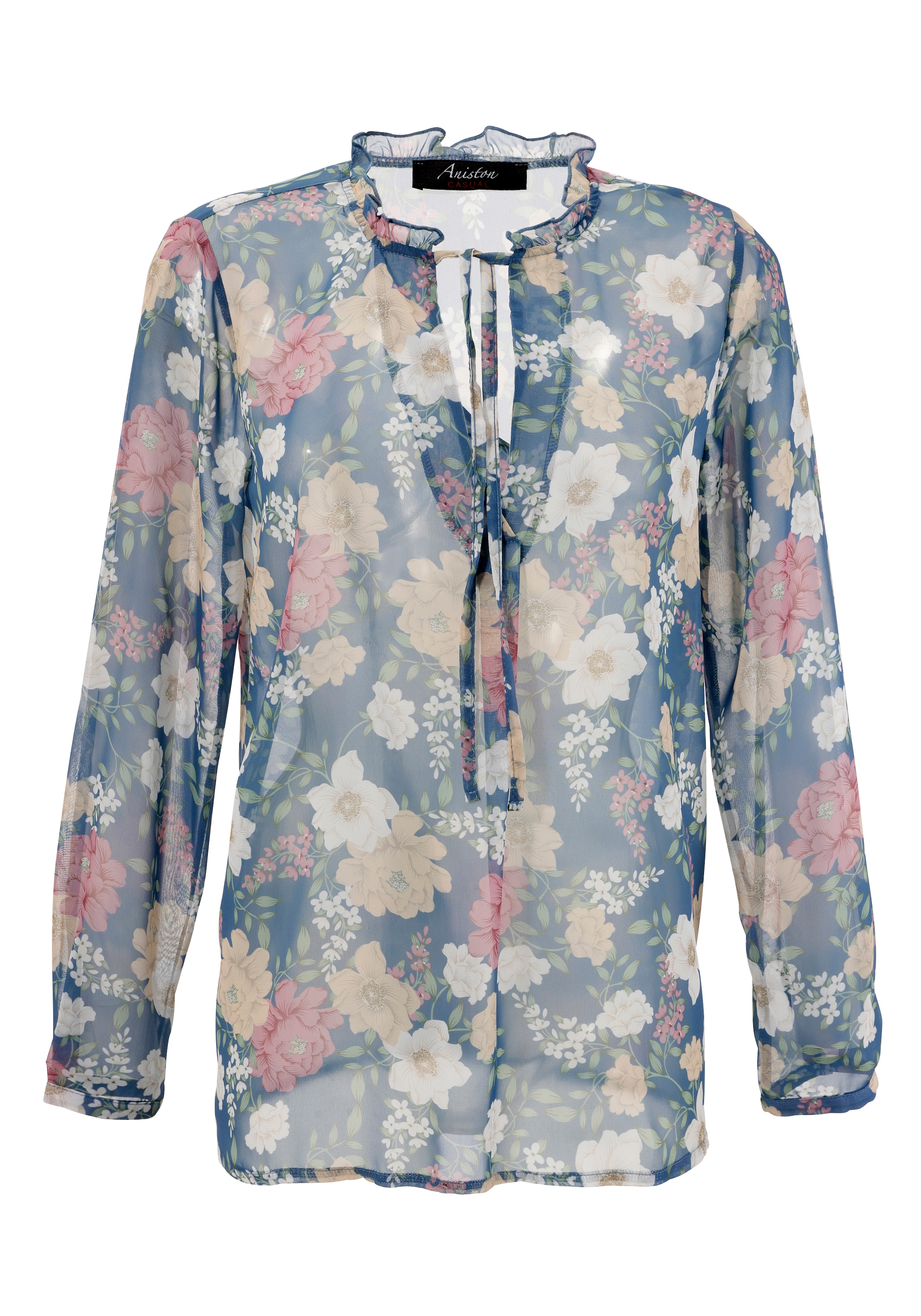 Aniston CASUAL Schlupfbluse, mit romantischem online bestellen - KOLLEKTION NEUE Blumendruck