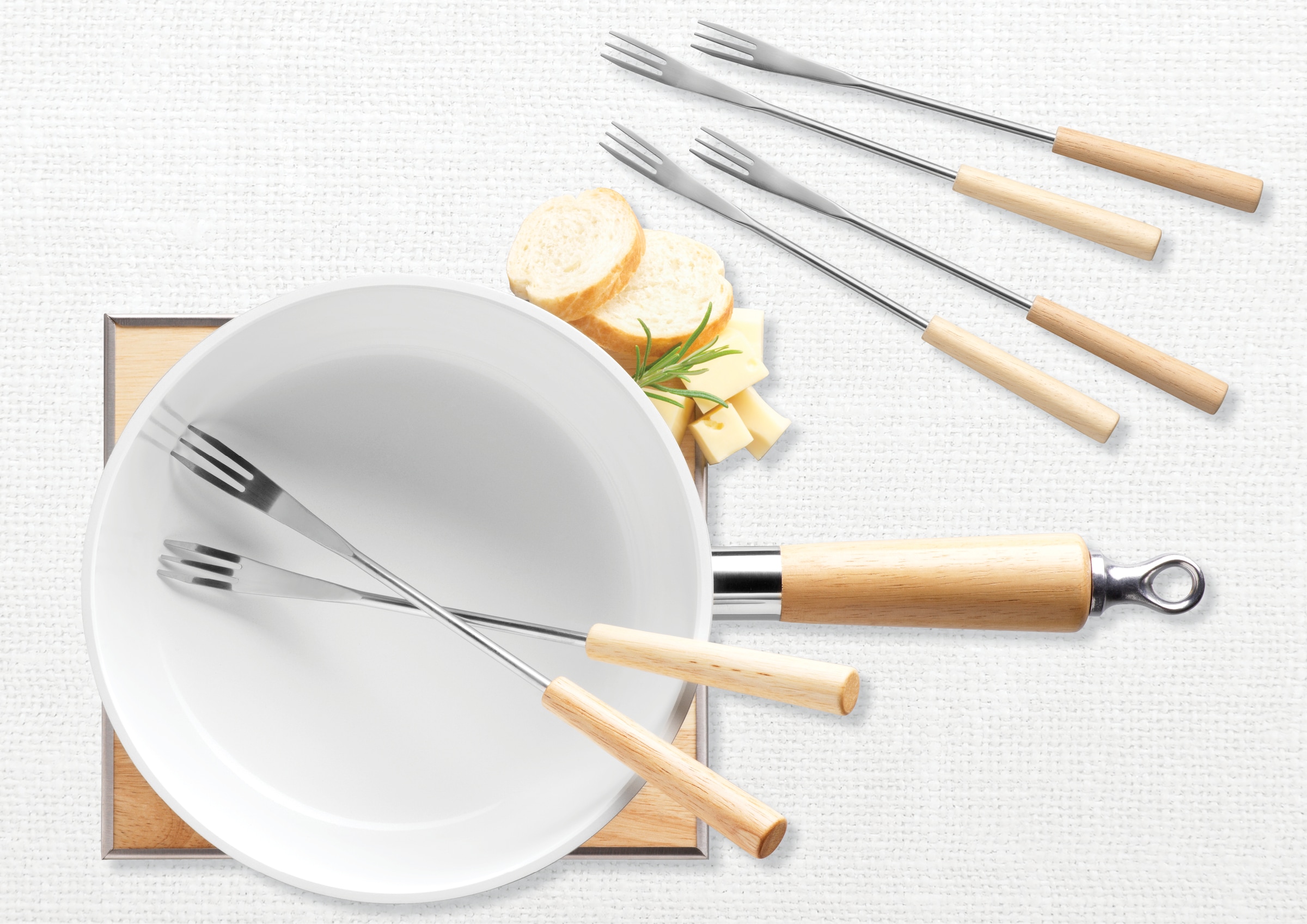 MÄSER Fonduetopf, Aluminiumguss, (Set, 9 tlg.)