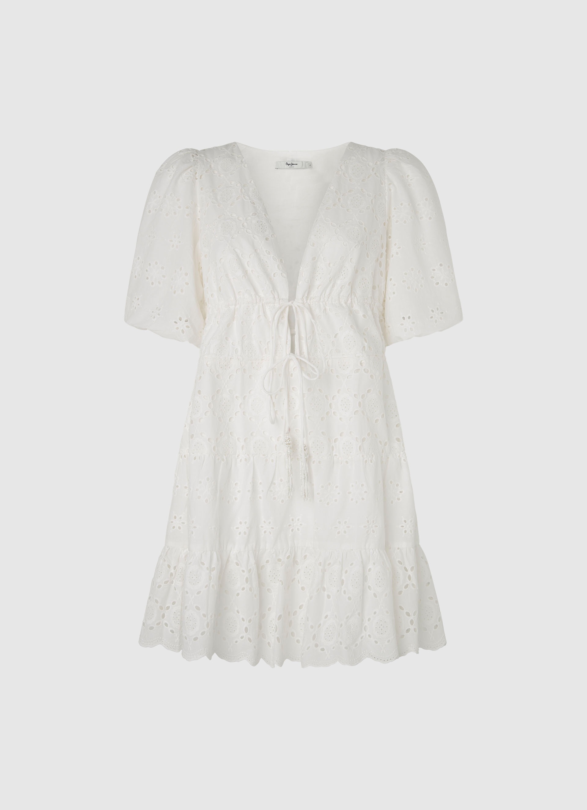 Pepe Jeans Sommerkleid »DELIA«, mit Lochstickereien
