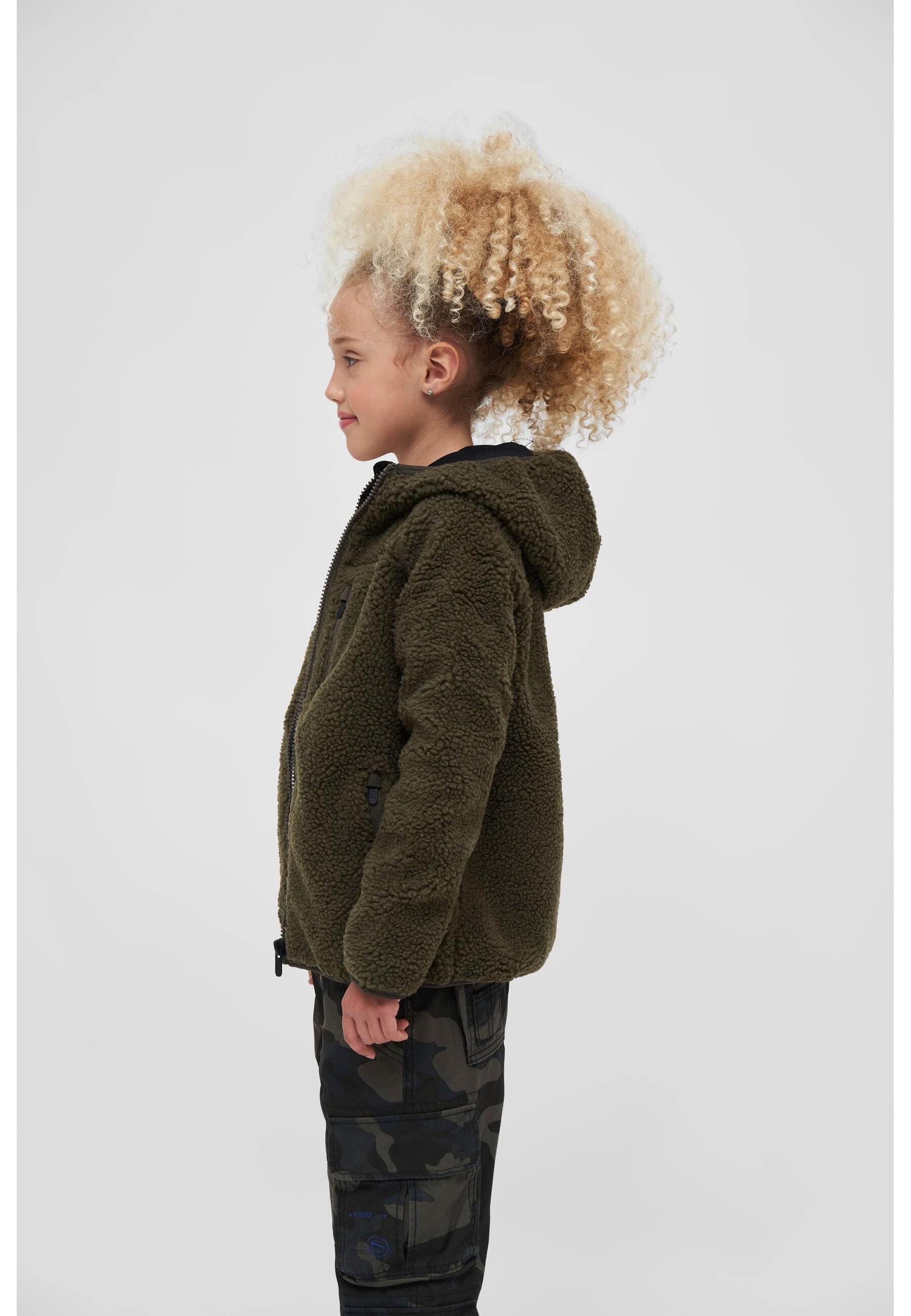 Brandit Allwetterjacke »Brandit Damen Kids Teddyfleecejacket Hood« 1 Stk. tlg. mit Kapuze