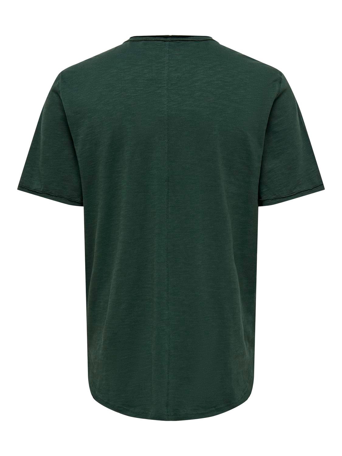 ONLY & SONS Rundhalsshirt »ONSBENNE LONGY SS TEE NF 7822 NOOS«