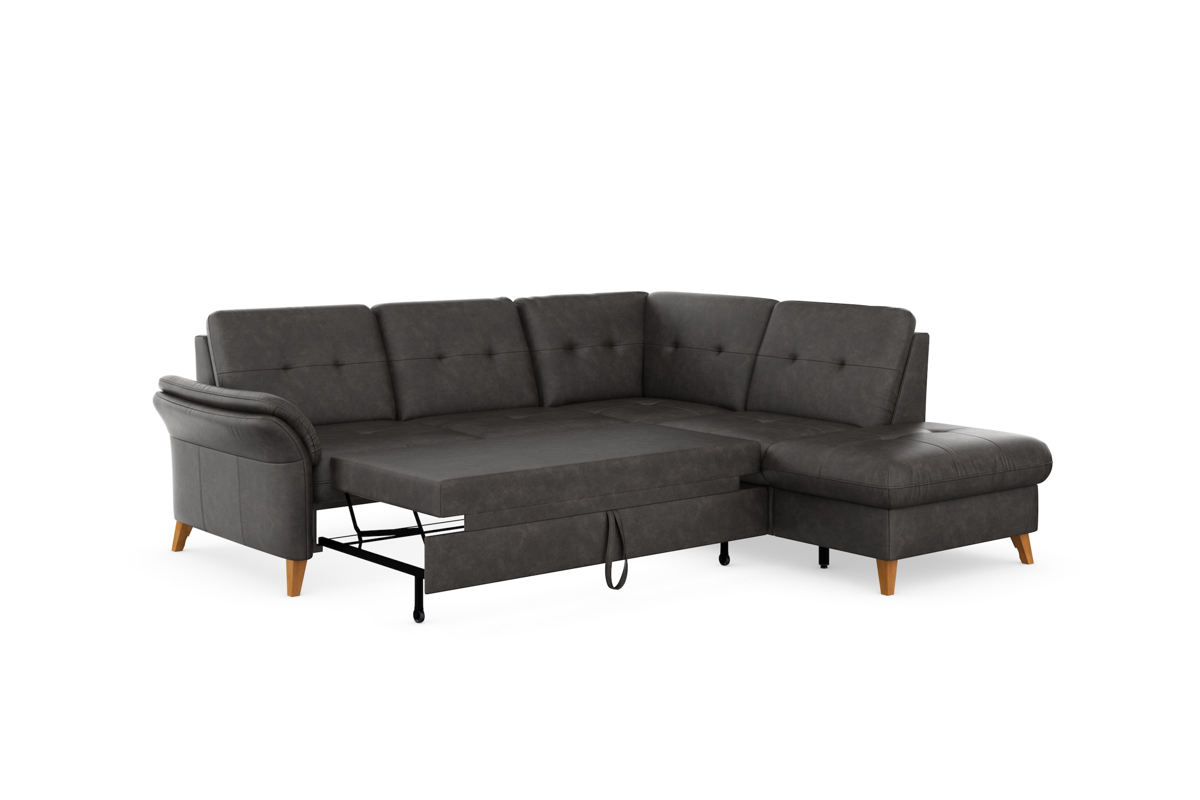 sit&more Ecksofa »Göteborg«, inkl. Sitztiefenverstellung, wahlweise mit Bettfunktion & Bettkasten