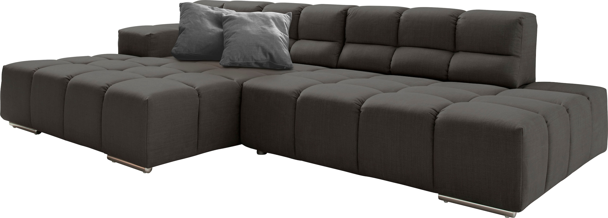 designwerk Ecksofa »Temple L-Form, tolles Designsofa«, mit Sitztiefenverste günstig online kaufen