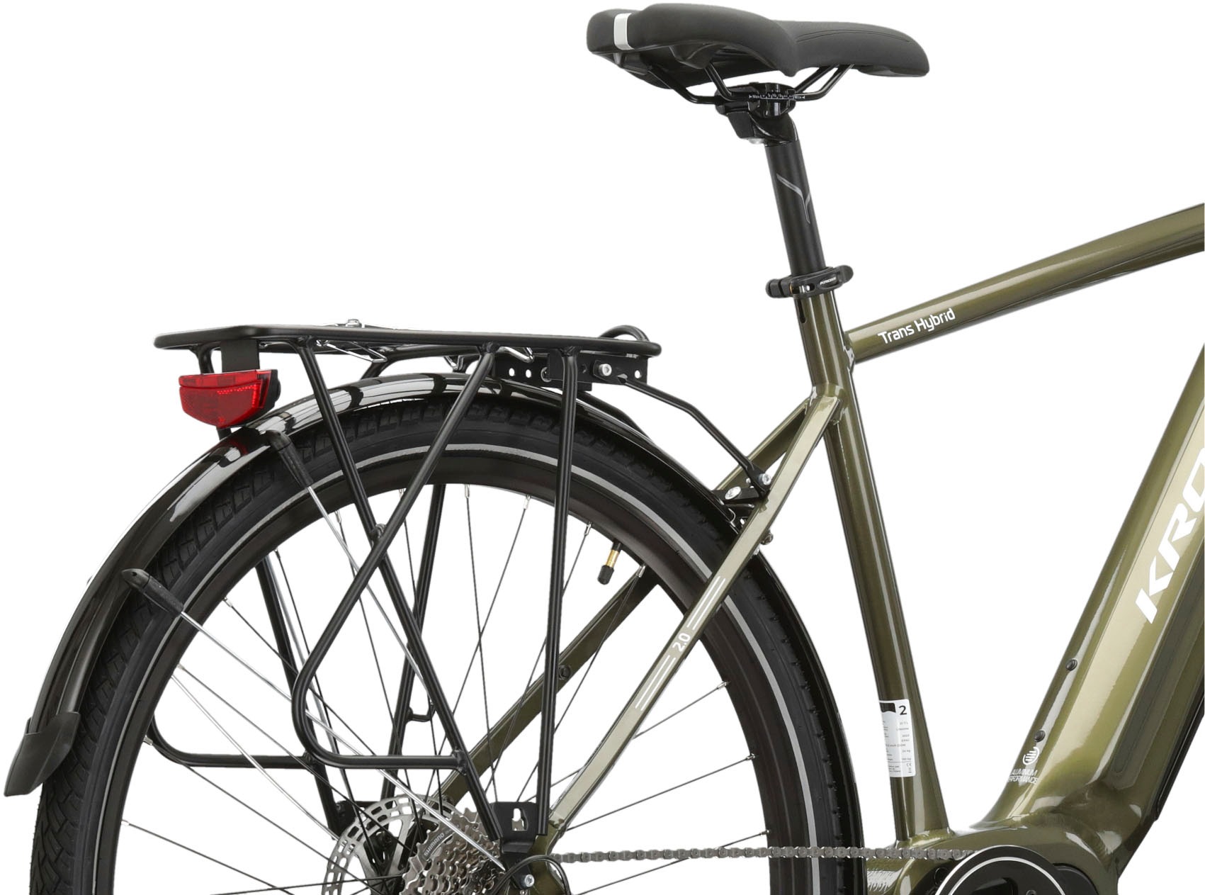 Kross E-Bike »KROSS E-Trekkingrad Herren Trans 5.0 28" khaki 9 Gänge«, 9 Gang, Shimano, ALIVIO M3100, Mittelmotor 250 W, Pedelec, Elektrofahrrad für Herren