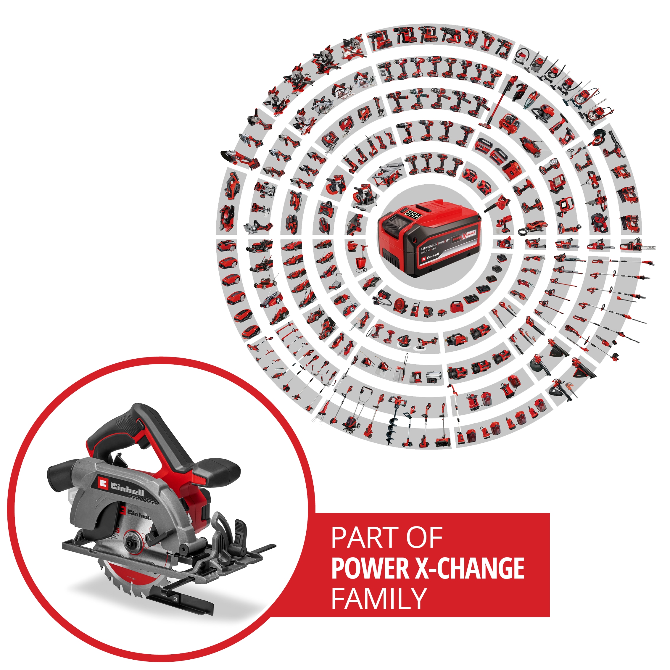 Einhell Akku-Handkreissäge »TE-CS 18/165-2 Li - Solo«, ohne Akku und Ladegerät