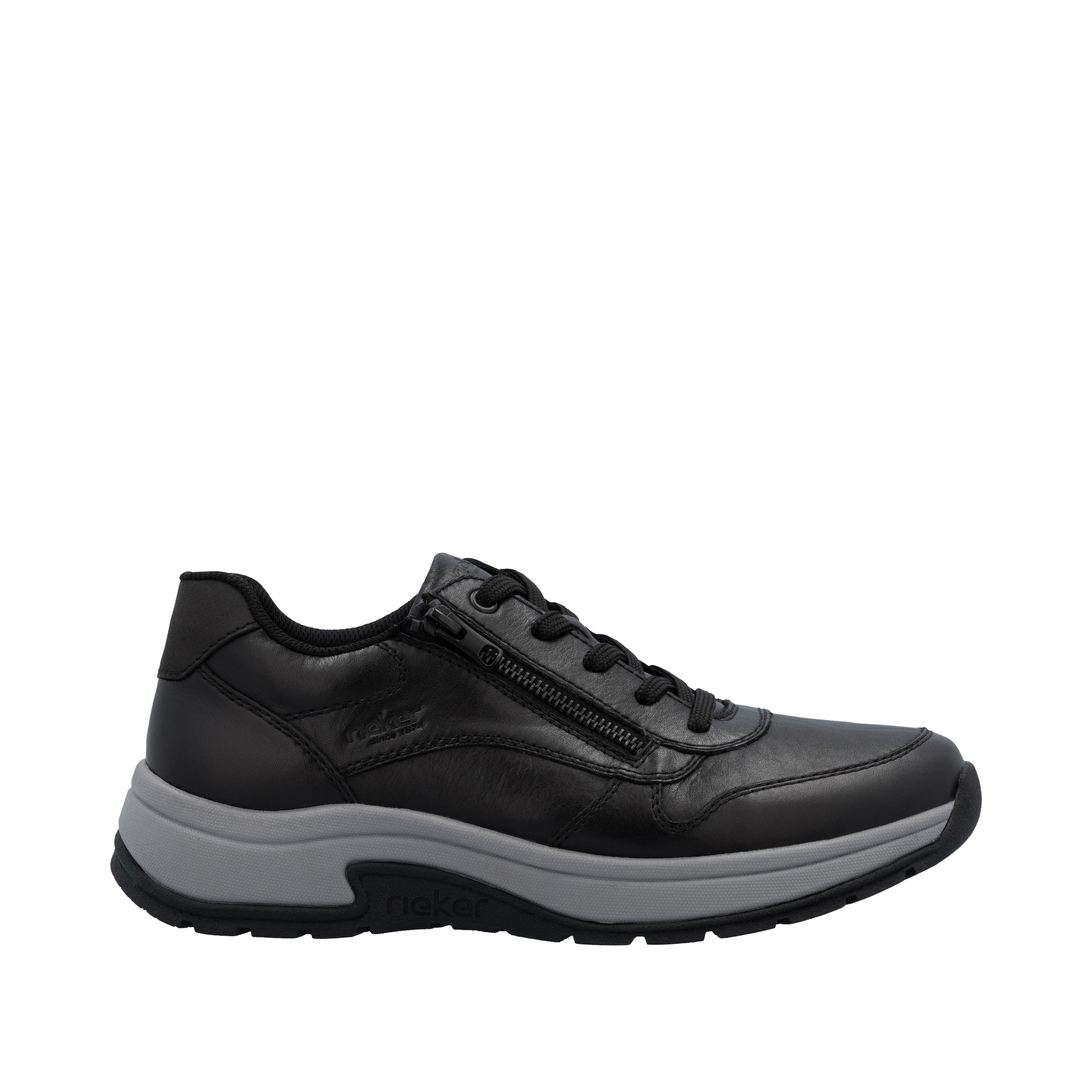 Rieker Sneaker, Schnürschuh, Halbschuh, Freizeitschuh mit gepolstertem Schaftrand