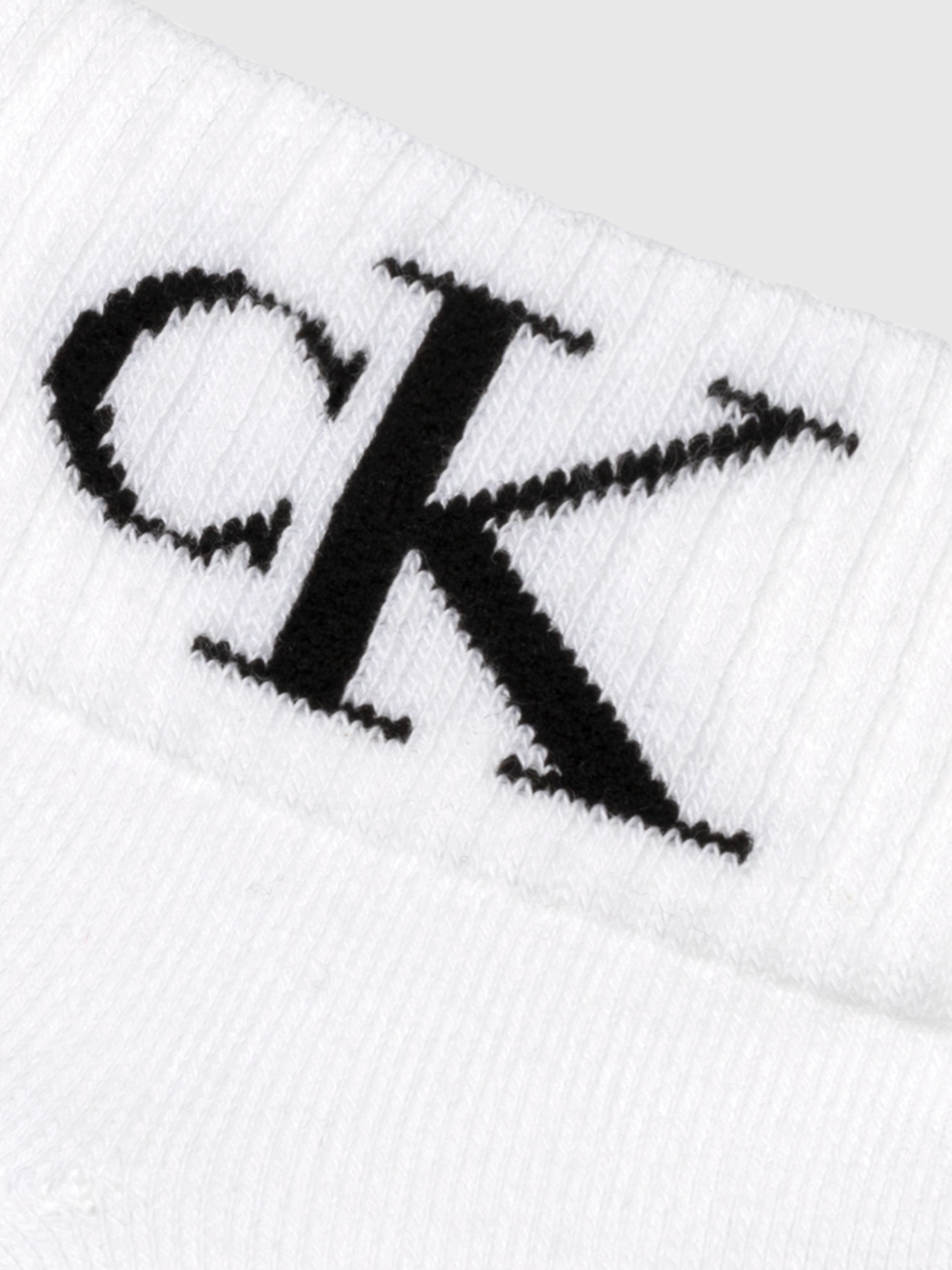 Calvin Klein Jeans Kurzsocken »CKJ WOMEN QUARTER 2P MONOGRAM«, (2 Paar, 2 Paar), mit Logostickerei