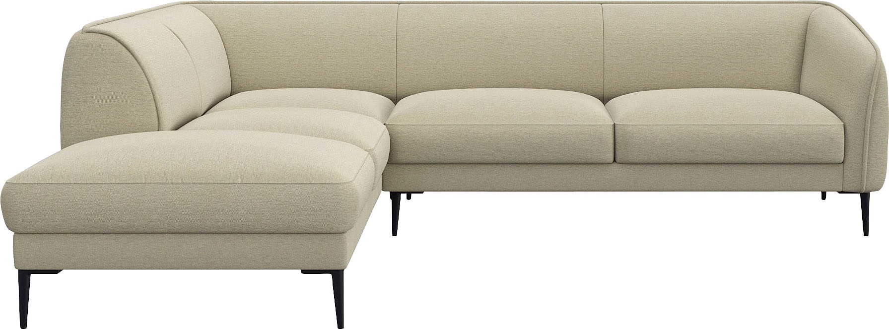 FLEXLUX Ecksofa »Belle Designsofa, L-Form, B/T 268/209 cm«, Skandinavisches günstig online kaufen