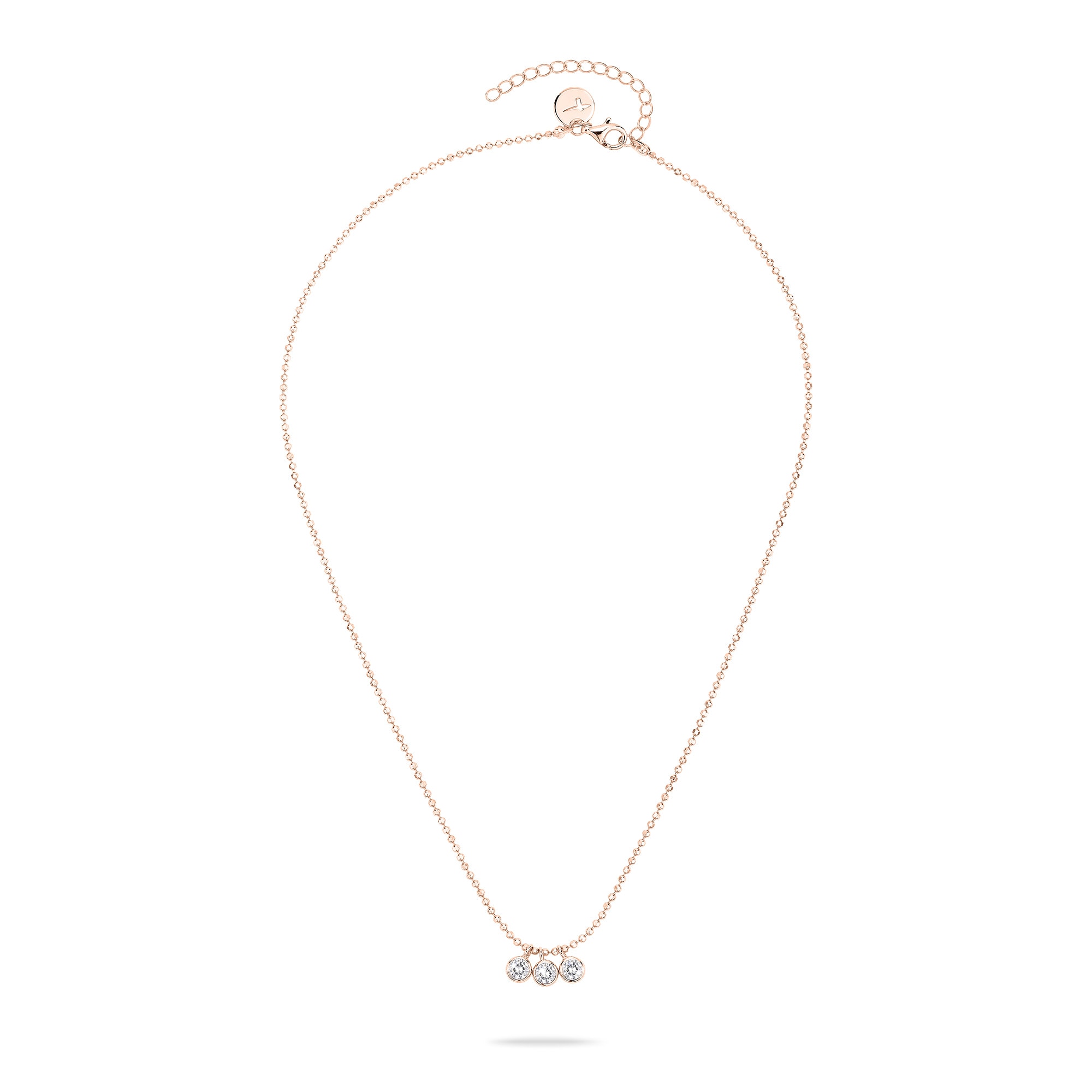 Tamaris Kette mit Anhänger »Schmuck Geschenk Silber 925 Halskette Tiny Glimmer« mit Zirkonia (synth.)