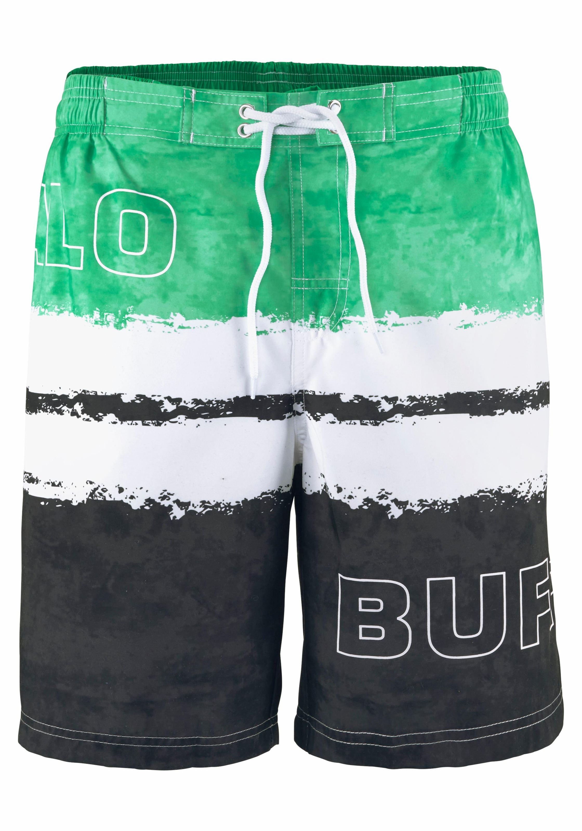 2. Bild von Buffalo Badeshorts, mit Logoprint