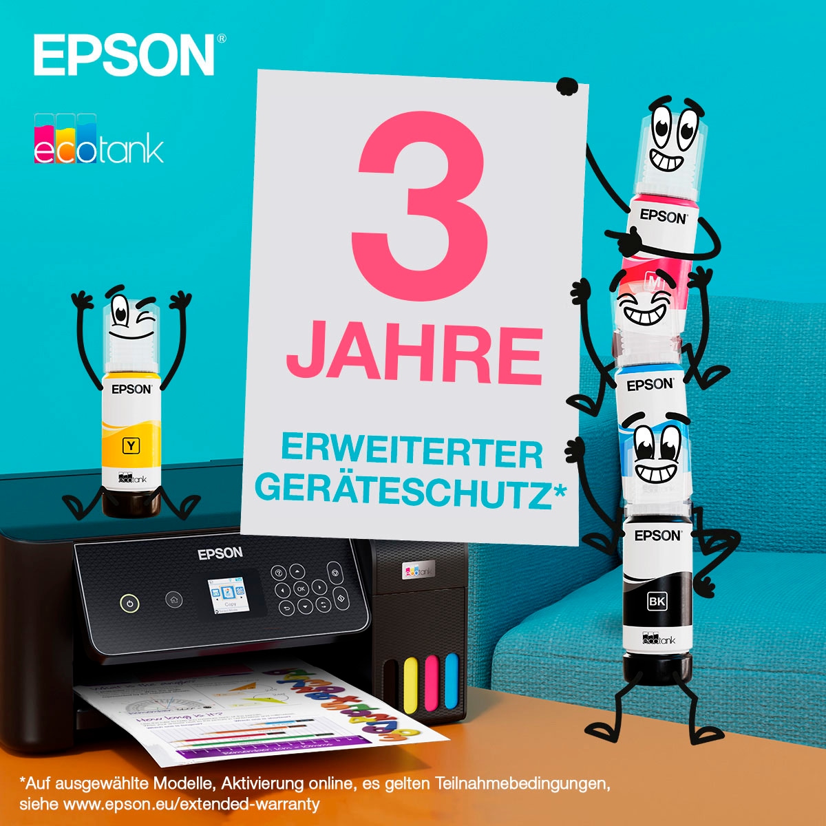 Epson Tintenstrahldrucker »EcoTank ET-2856«