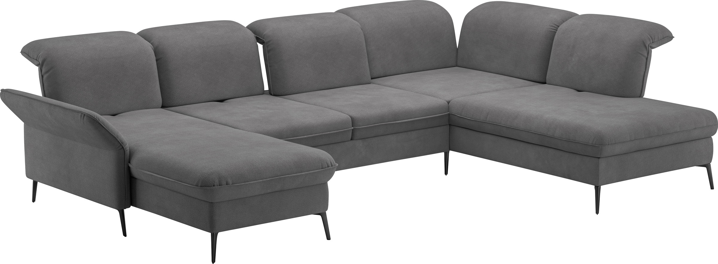 sit&more Wohnlandschaft »Emely«, mit Sitztiefenverstellung optional mit Bettfunktion und Bettkasten
