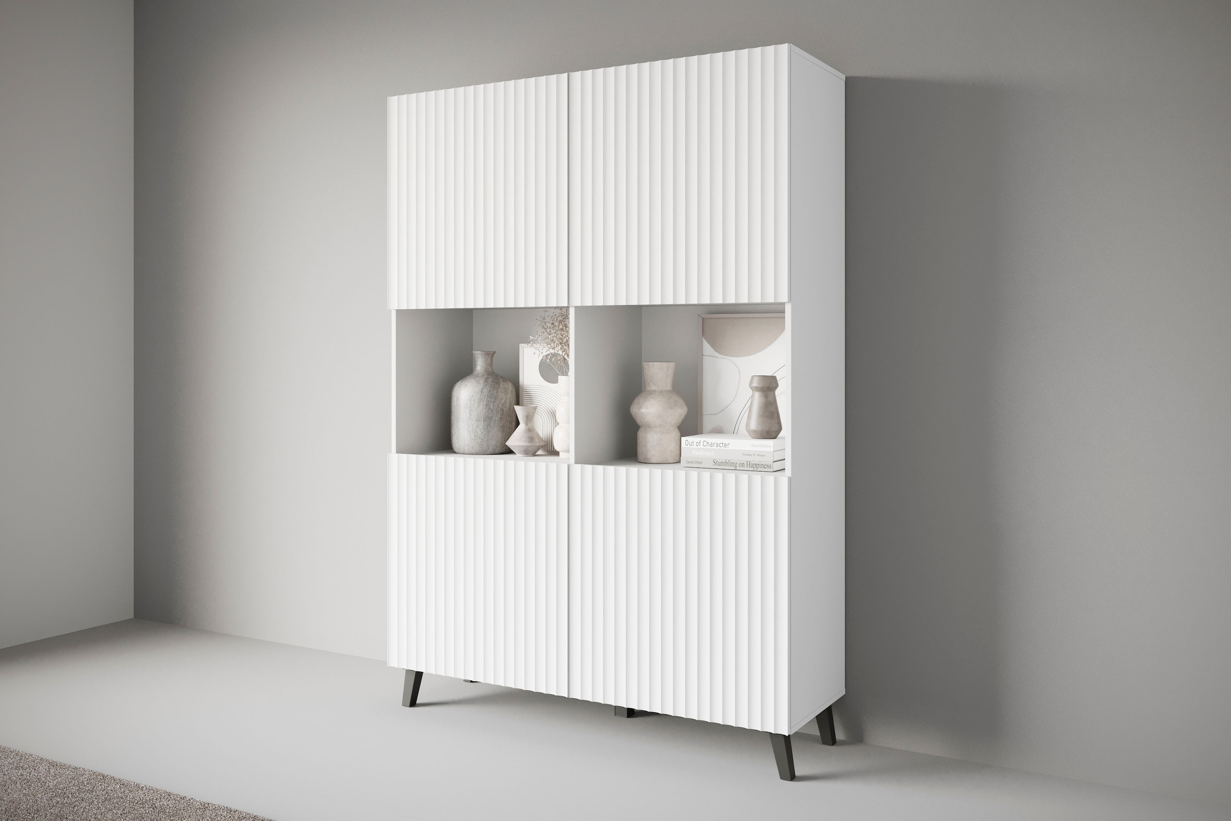 INOSIGN Highboard »Phuket, Front MDF« 1 Stk. tlg. Moderne Hochkommode ohne günstig online kaufen