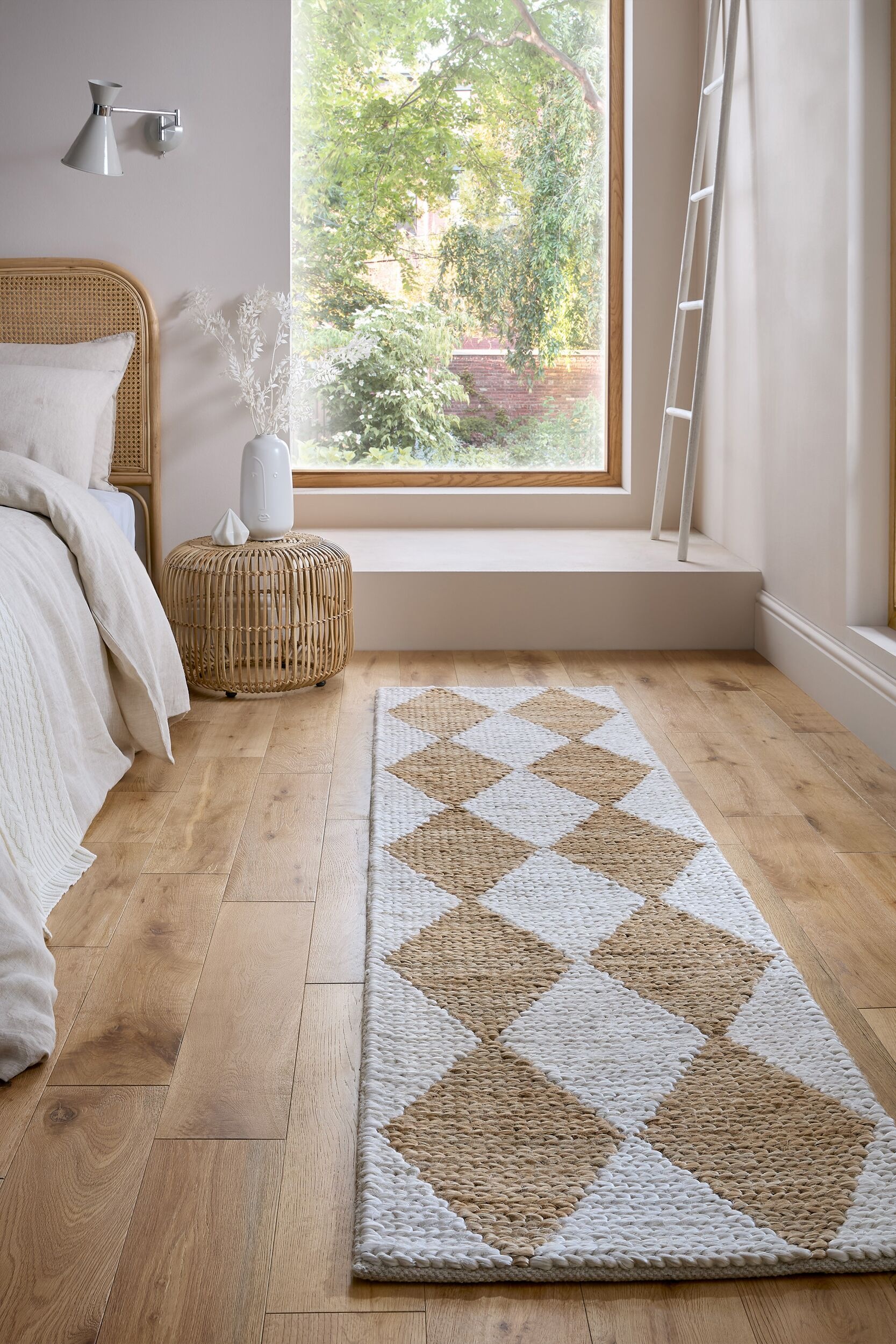 FLAIR RUGS Teppich »Effie Diamond«, rechteckig, 5 mm Höhe, handgeknüpft günstig online kaufen
