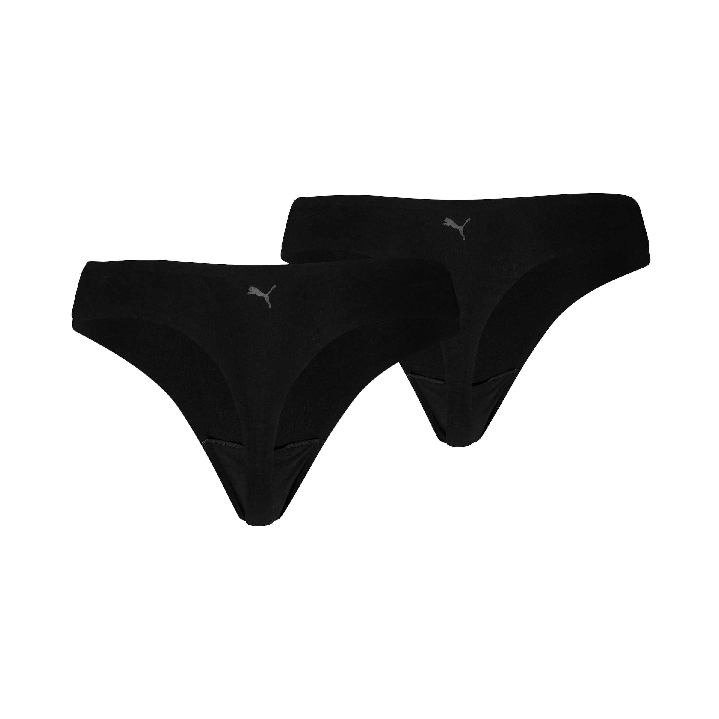 PUMA String »PUMA WOMEN INVISIBLE COTTON STRINGS« 2er Pack,  nahtlose Ränder für eine unsichtbare Passform