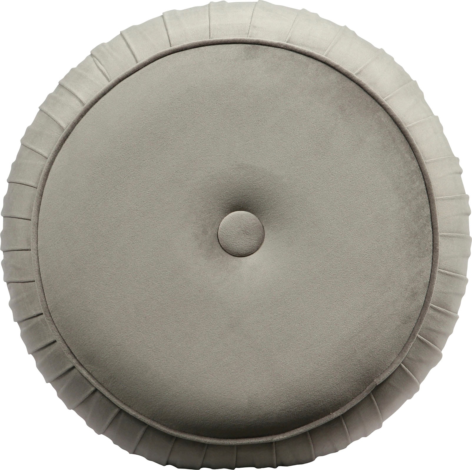 Kayoom Sitzhocker »Hocker Lilje, Edler Touch durch goldenen Sockel,Hochwertiger Samtbezug«, (1 St.), samtweich, gesteppte Ziernaht, Edelstahlsockel, Hochwertiger Samtbezug