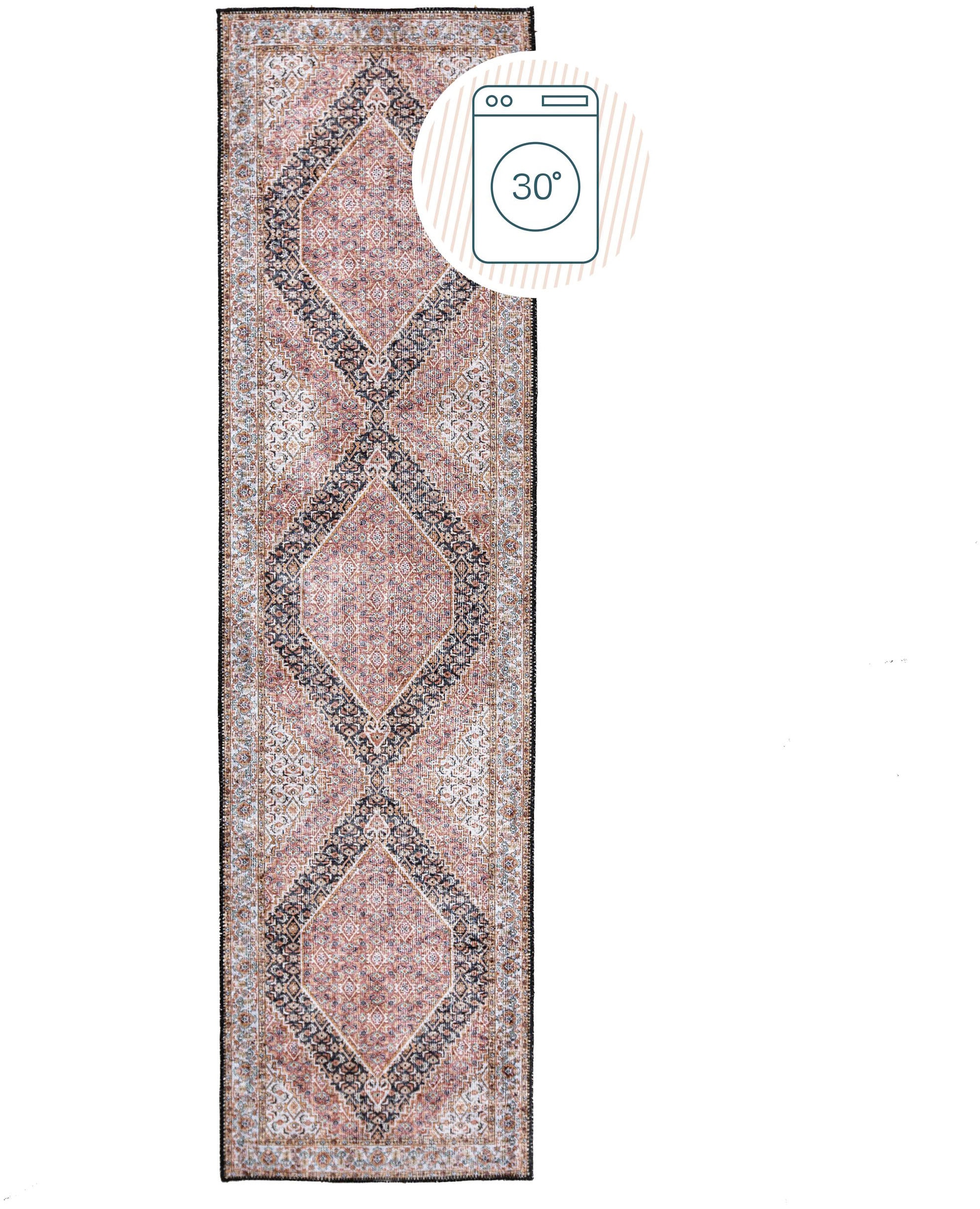 FLAIR RUGS Teppich »Briony«, rechteckig, 4 mm Höhe, Waschbarer Traditionell günstig online kaufen