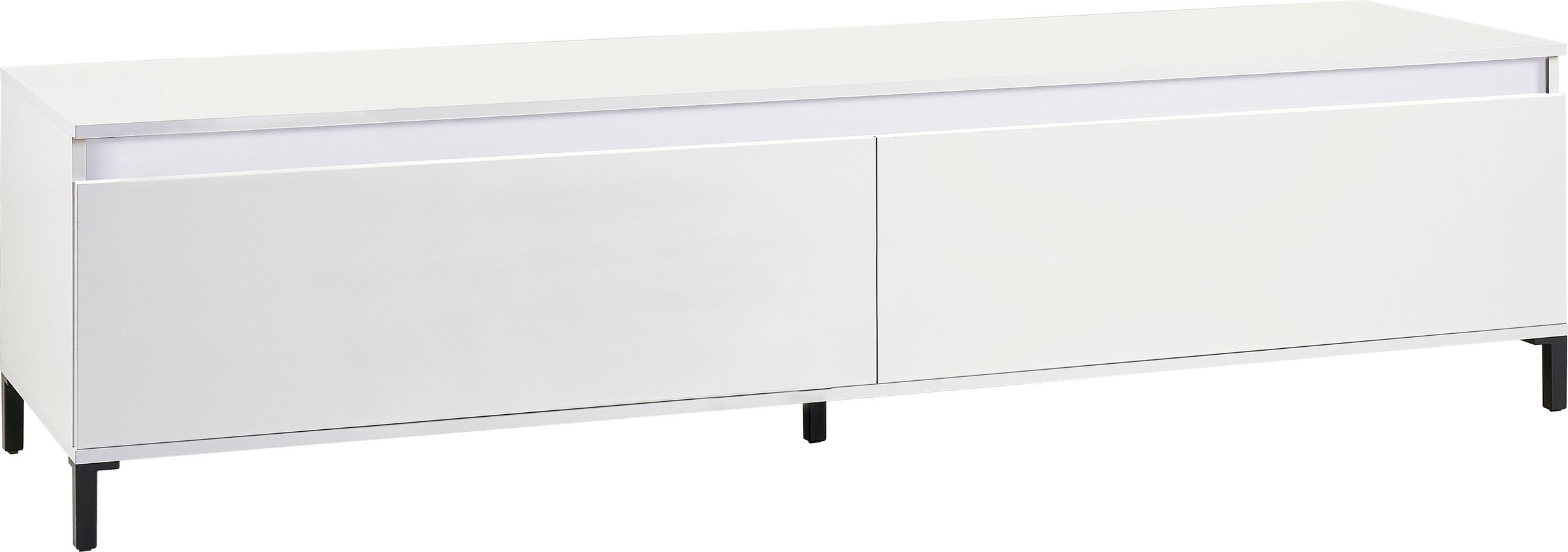 INOSIGN Lowboard »Genio« Breite 200 cm, mit wendbare Blende weiß