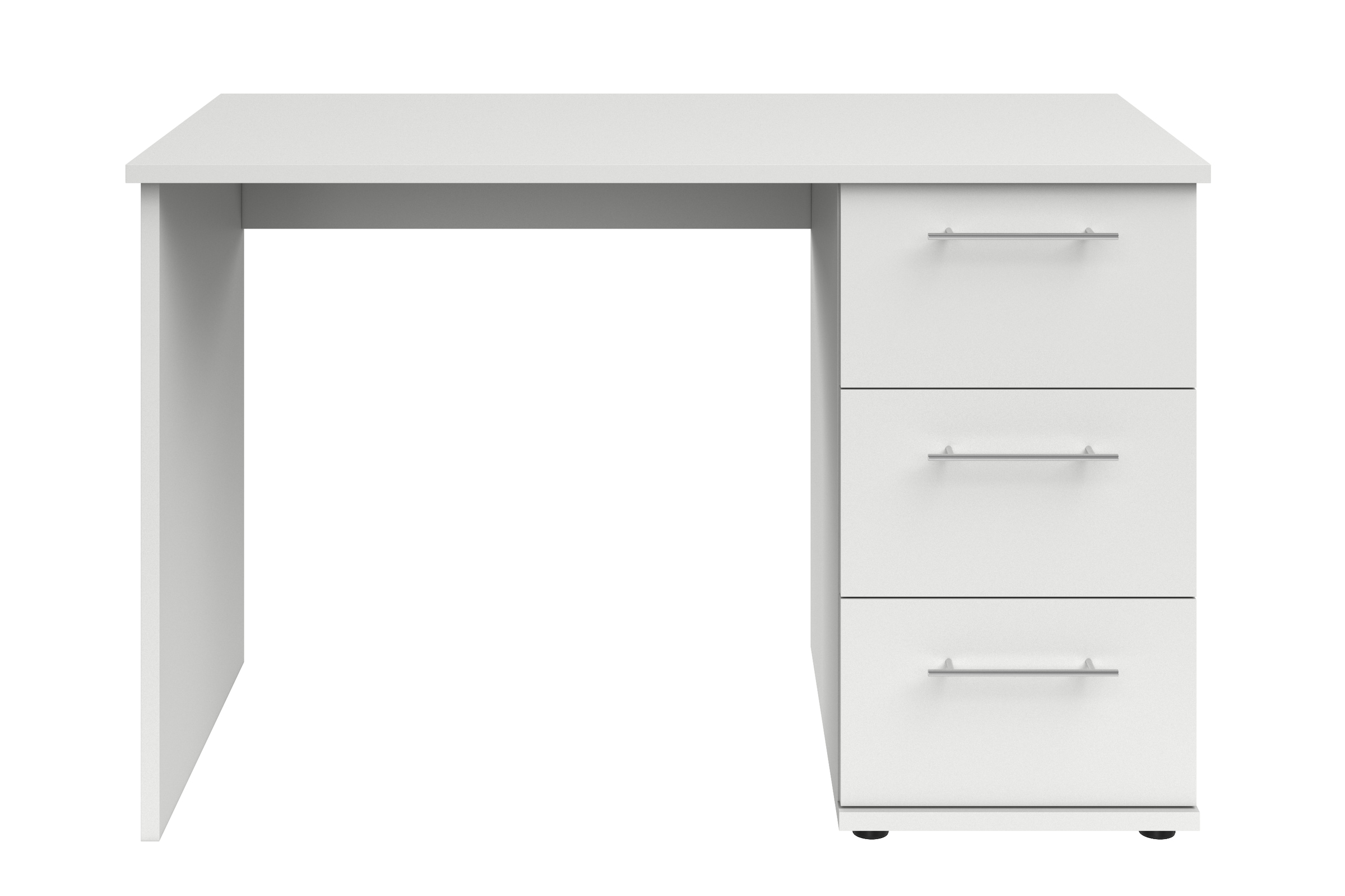 VOGL Möbelfabrik Schreibtisch »Tobi, optional mit Tastaturauszug,«, mit 3 Schubkästen, Breite 115 cm, Made in Germany