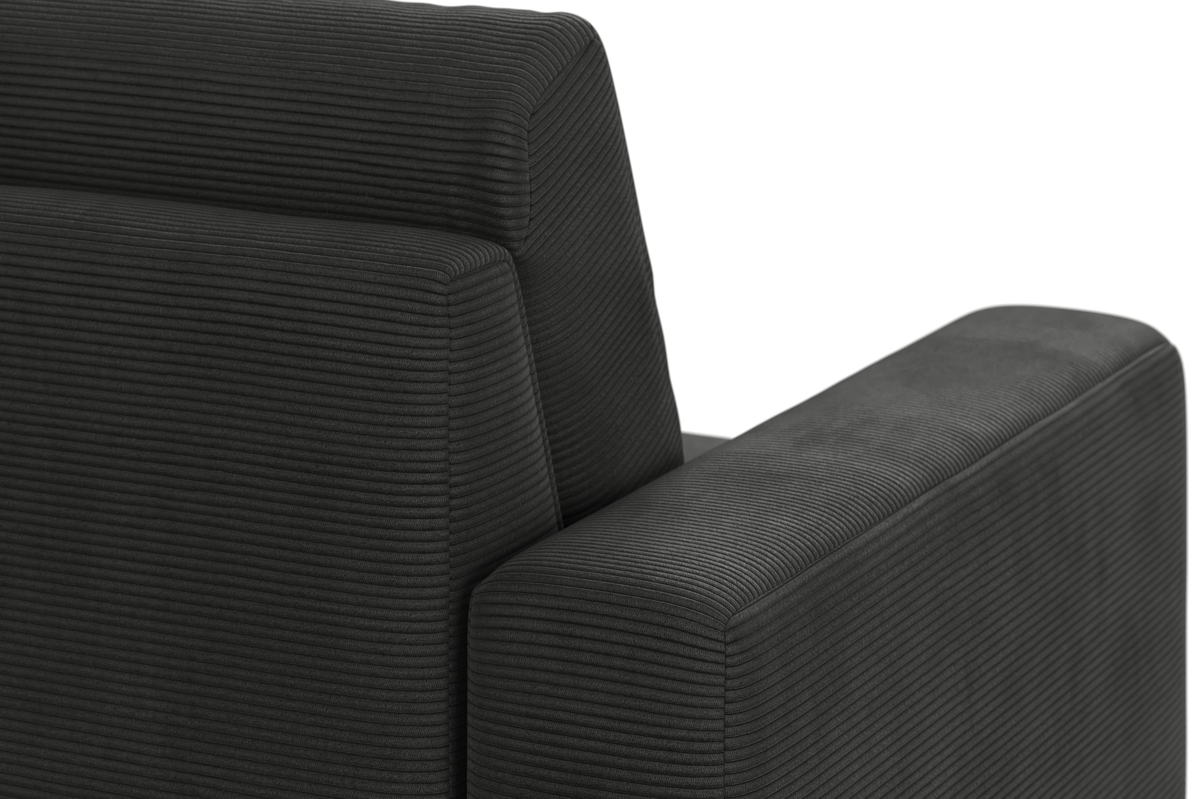 Home affaire Ecksofa »Summer L-Form«, mit Ottomane, mit oder ohne Bettfunktion und Bettkasten, Cord-Bezug