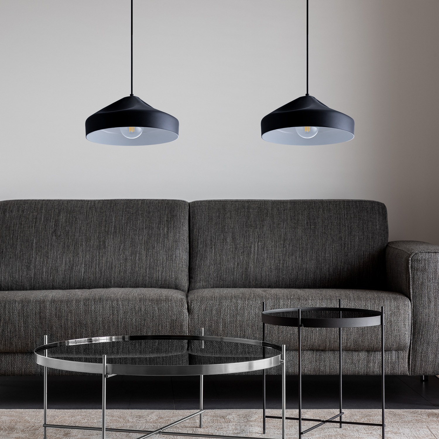 Paco Home Pendelleuchte »HURLEY T«, 1 flammig, Leuchtmittel E27   ohne Leuc günstig online kaufen