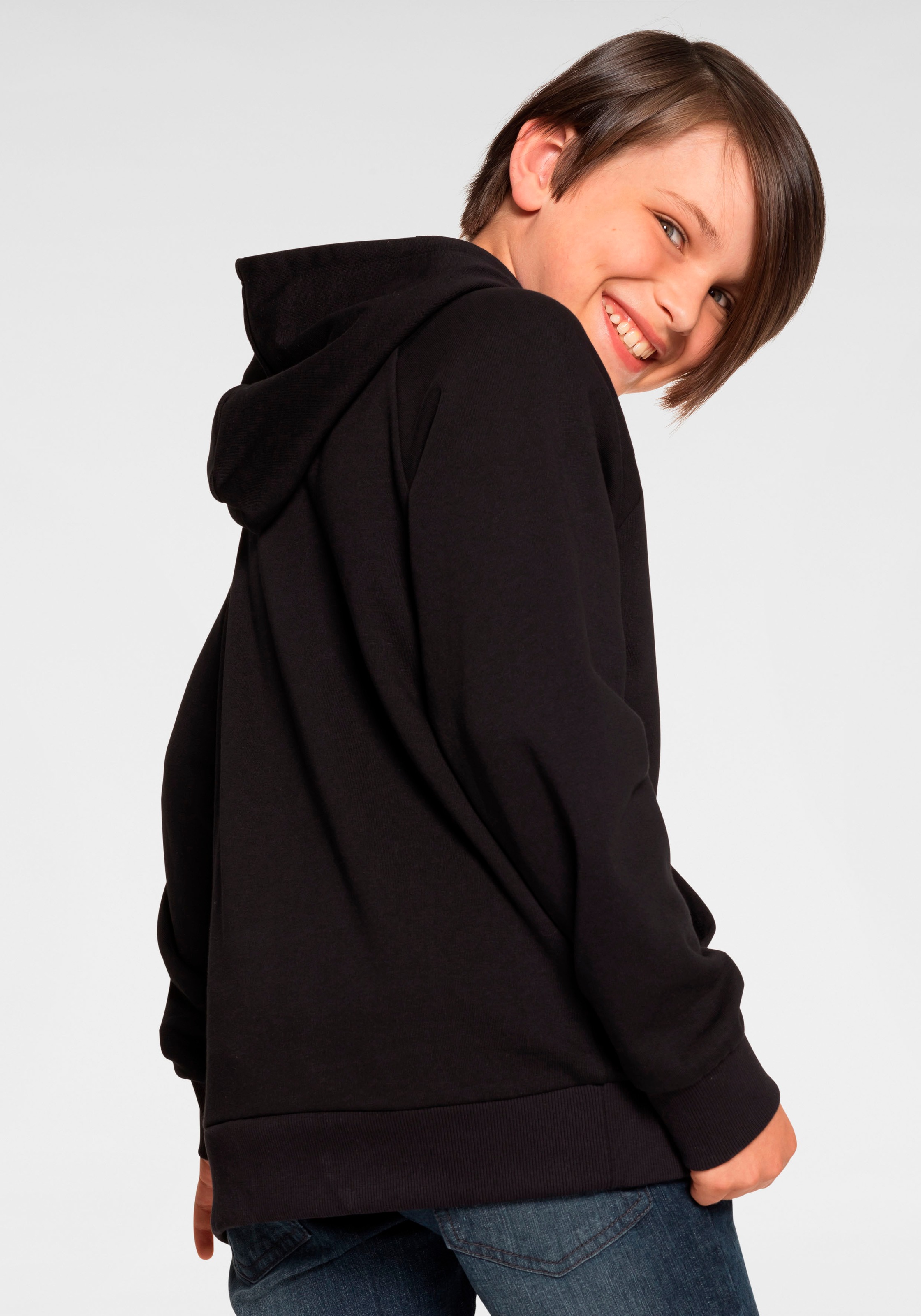 Chiemsee Kapuzensweatshirt »ZIPPER«, mit Online-Shop farbigen im Details kaufen