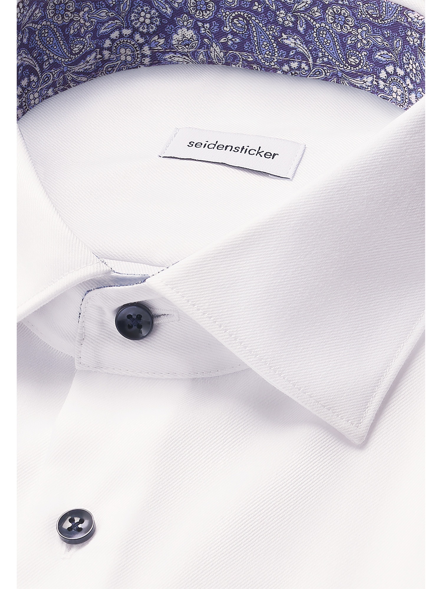 seidensticker Businesshemd »Schwarze Rose« Slim 1/1 Kentkragen Uni