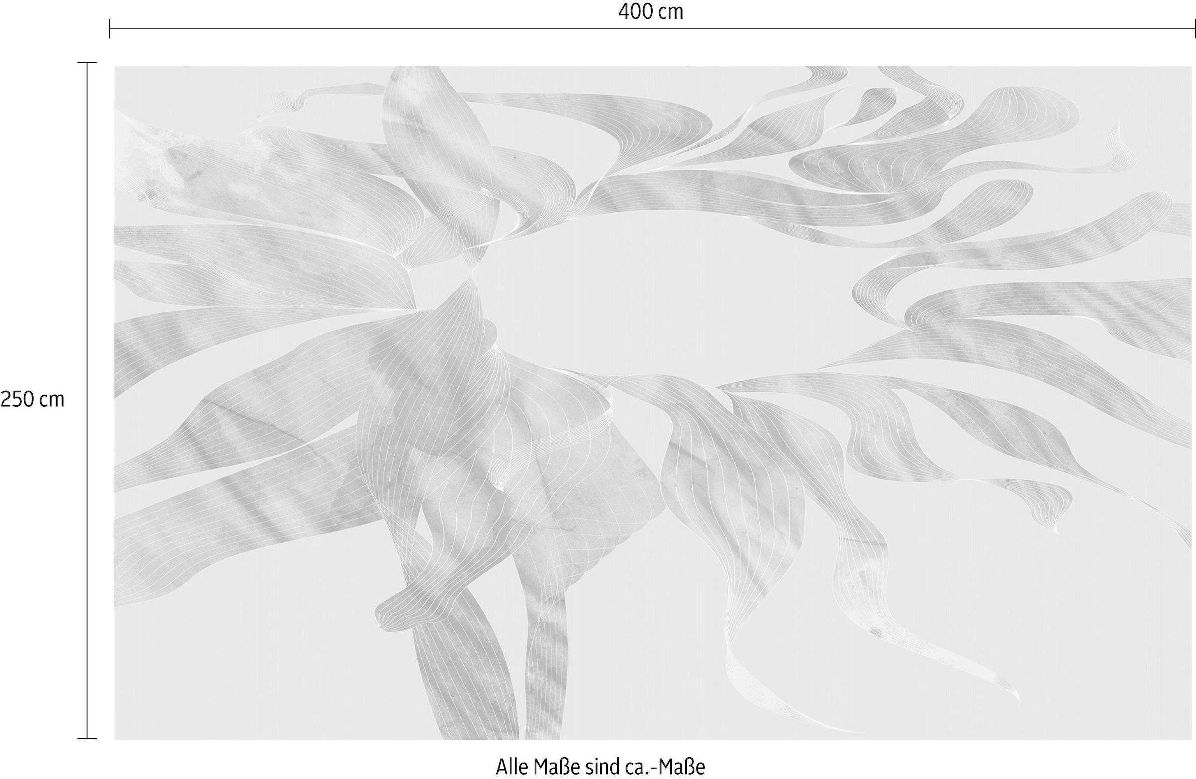 Komar Vliestapete »Digitaldruck Vlies - Autumn Leaves - Größe 400 x 250 cm«, bedruckt, Wohnzimmer, Schlafzimmer