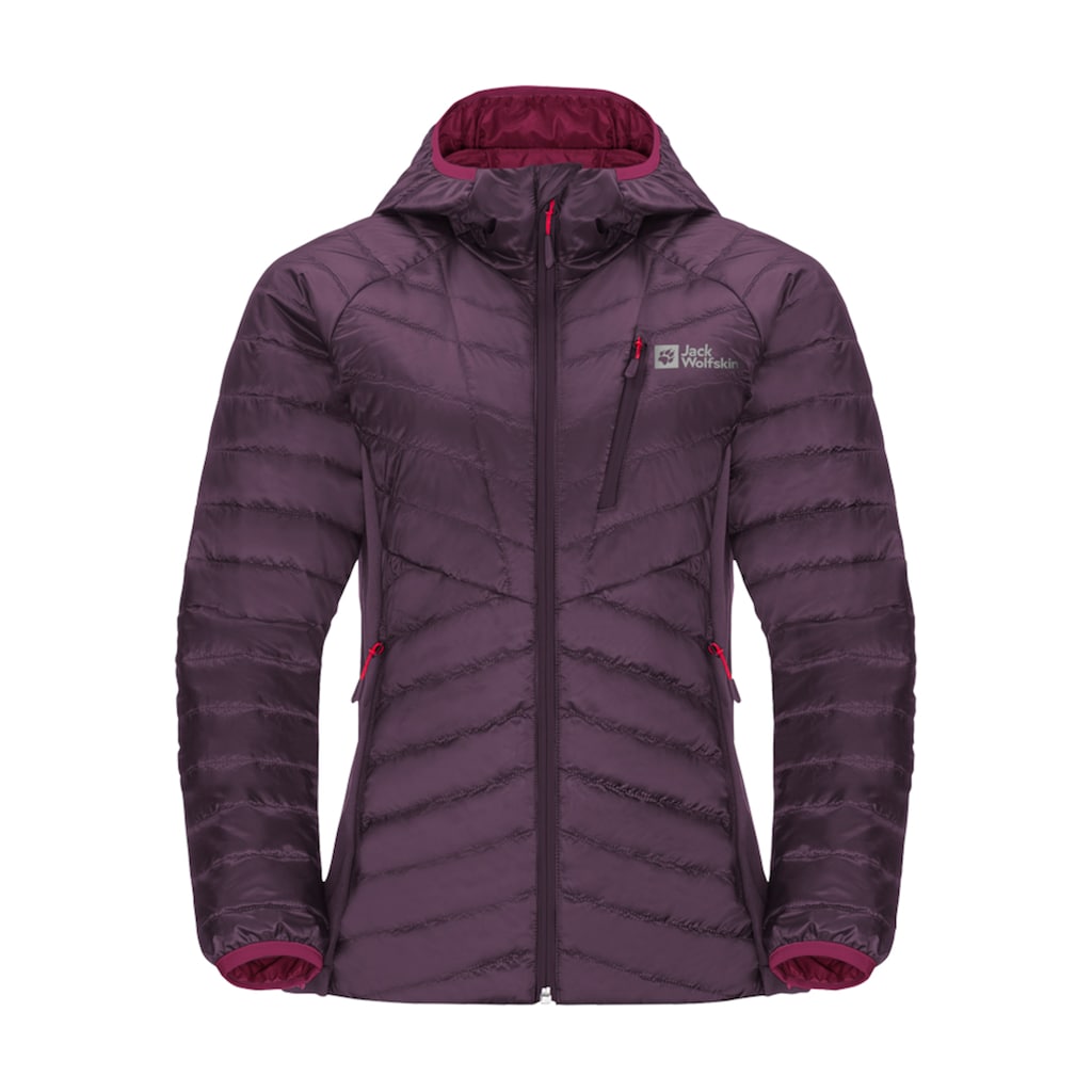 Jack Wolfskin Steppjacke »ROUTEBURN PRO INS JKT W«, mit Kapuze