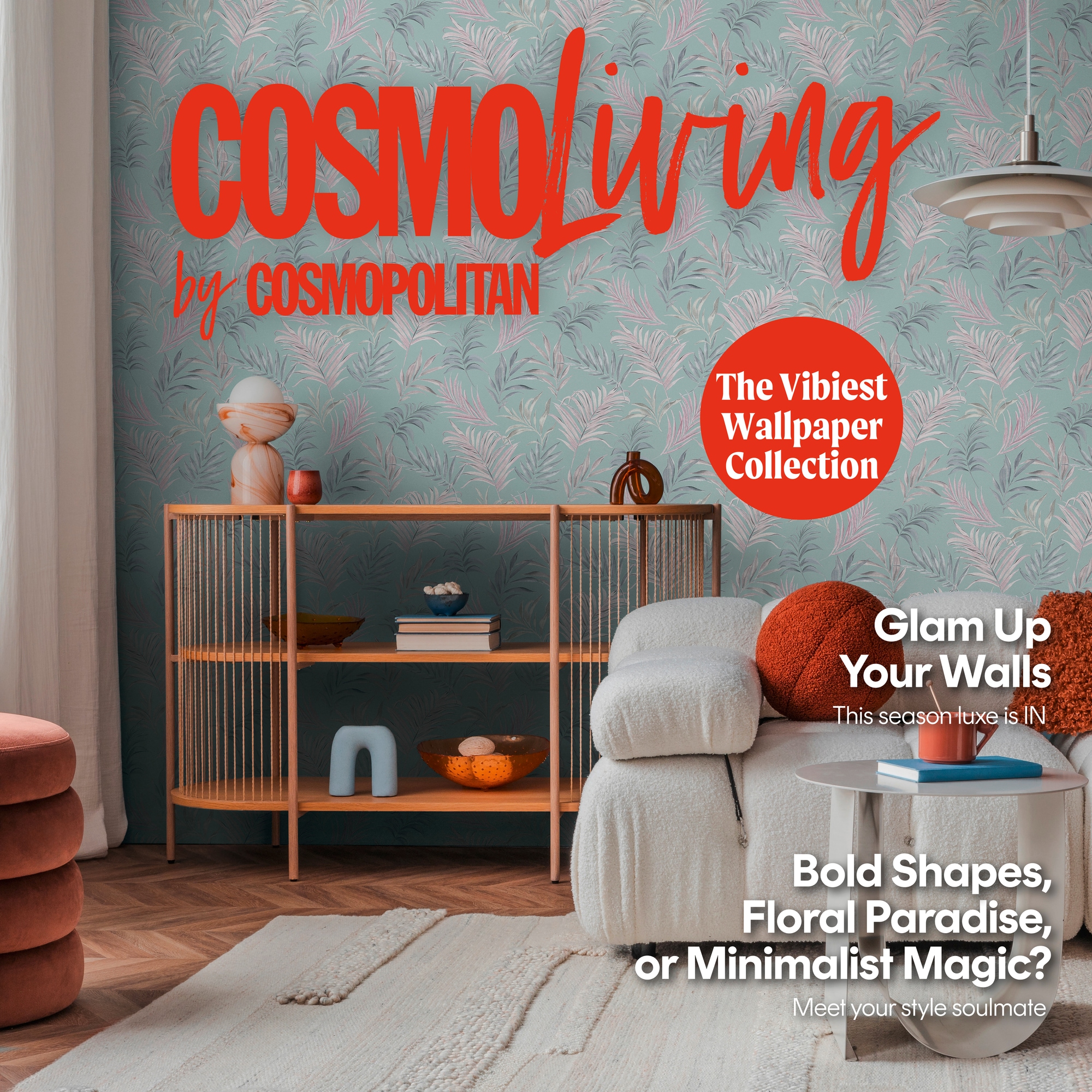 CosmoLiving by Cosmopolitan Vliestapete »Midnight Botanica-Mystery Tapete« matt strukturiert Tropisches Blätterdesign in moderner Eleganz