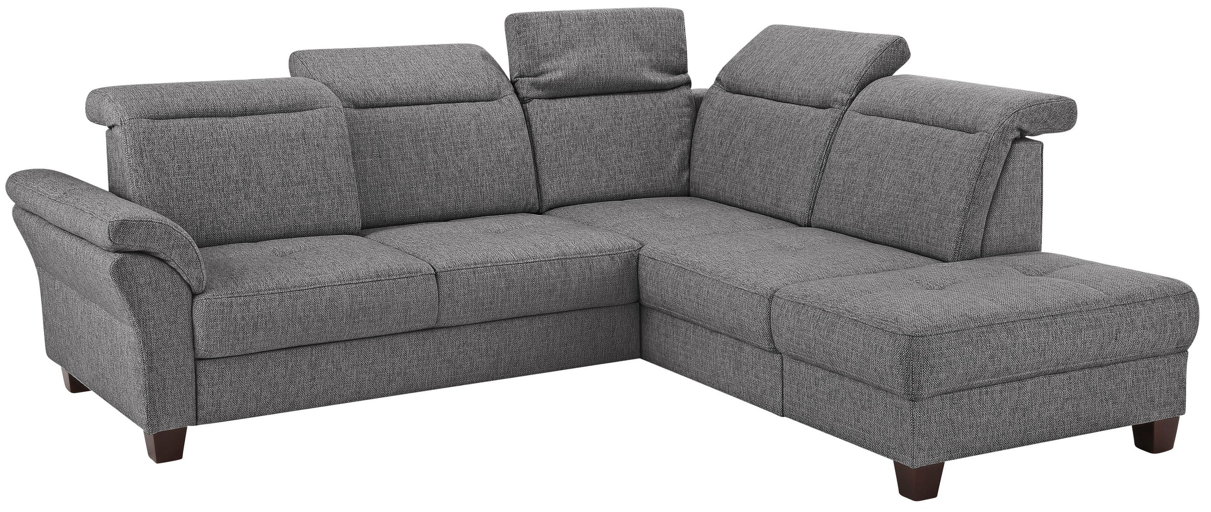 Home affaire Ecksofa »Solvei L-Form«, wahlweise auch mit Kopfteilverstellung und Bettfunktion, Federkern