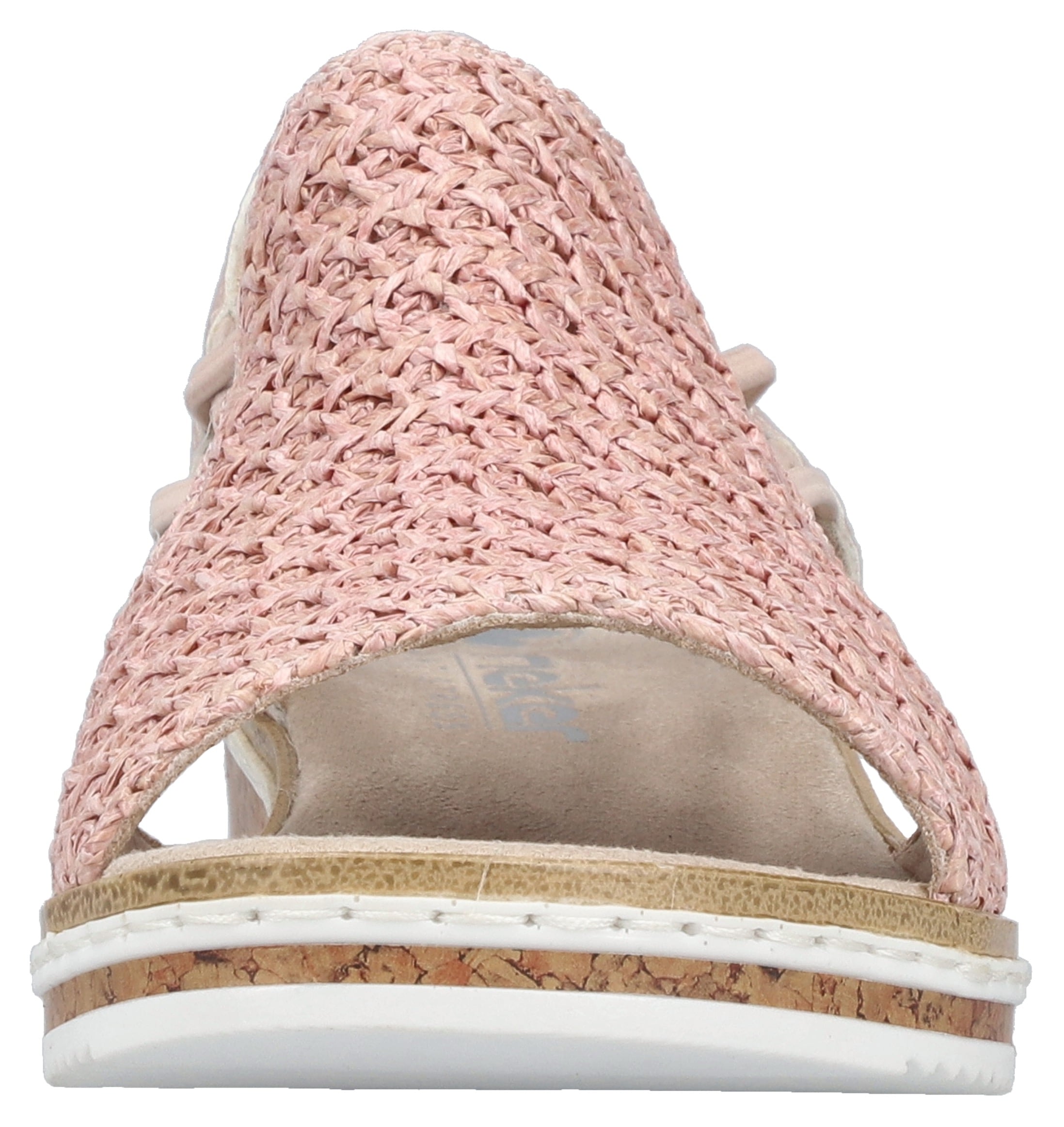 Rieker Sandale, Sommerschuh, Sandalette, Keilabsatz, mit seitlichen Gummizügen