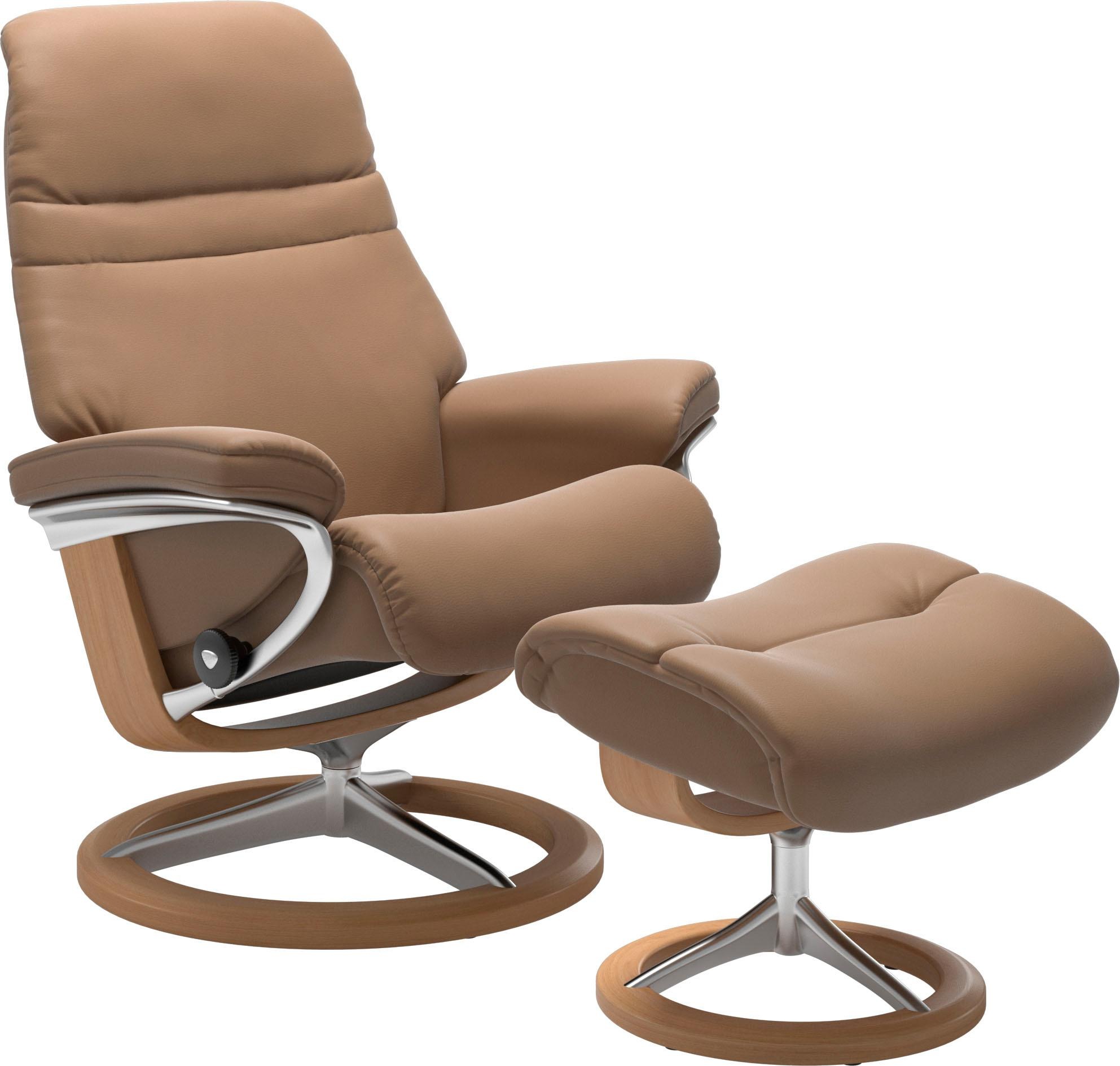 Stressless® Relaxsessel »Sunrise« Relaxsessel mit Hocker, mit Signature Bas günstig online kaufen