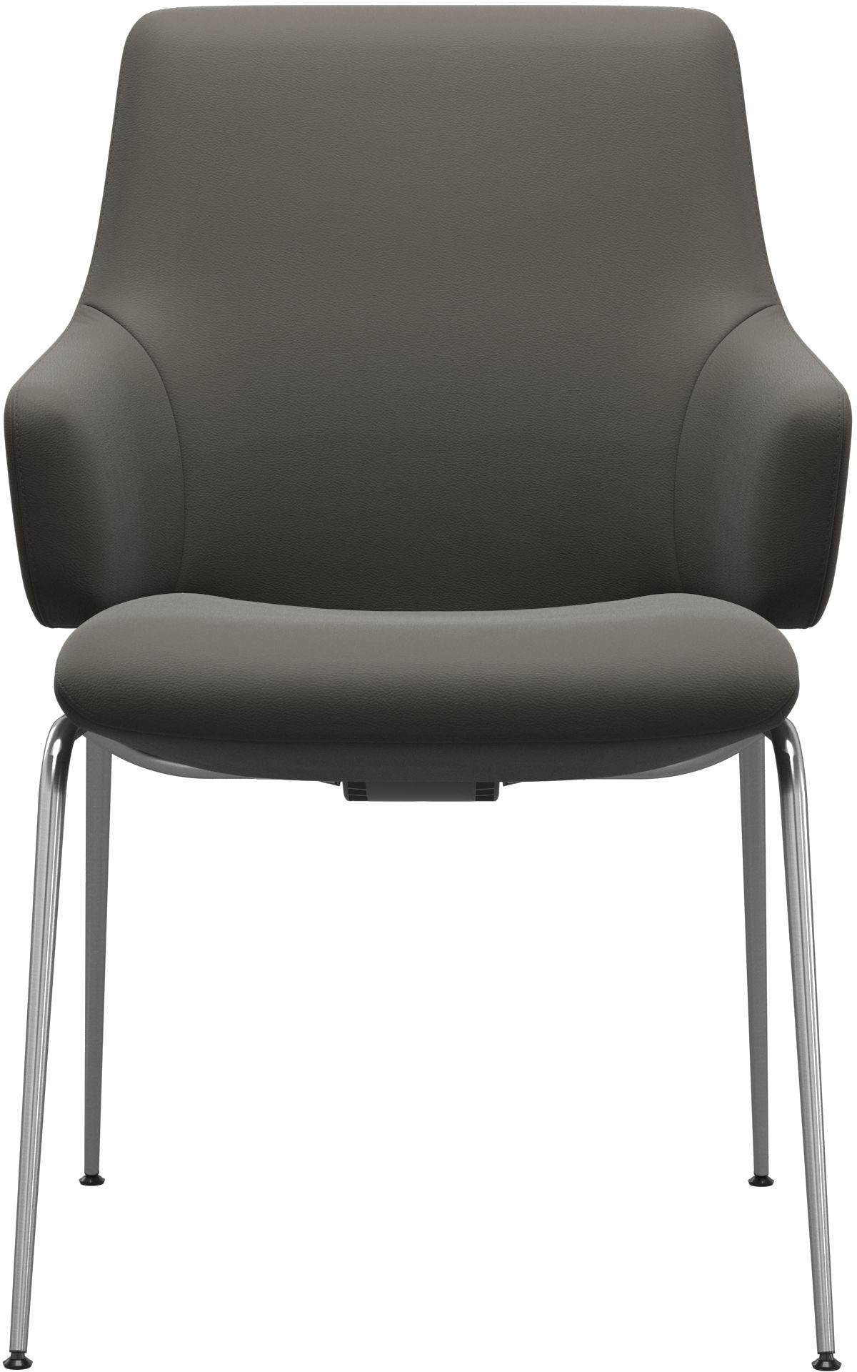 Stressless® Polsterstuhl »Laurel«, Leder PALOMA, Low Back mit Armlehne, Größe L, mit Beinen aus Stahl in Chrom matt