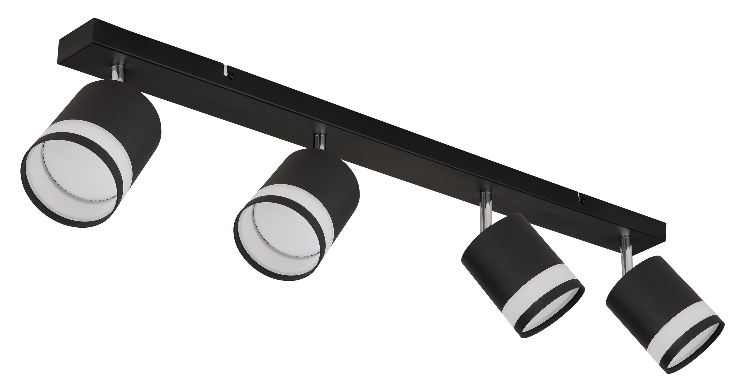 GLOBO LIGHTING Deckenstrahler »LUCERO«, Leuchtmittel GX53 | Leuchtmittel wechselbar, Deckenspot/schwarz/3000K/Wohnzimmer/Flur