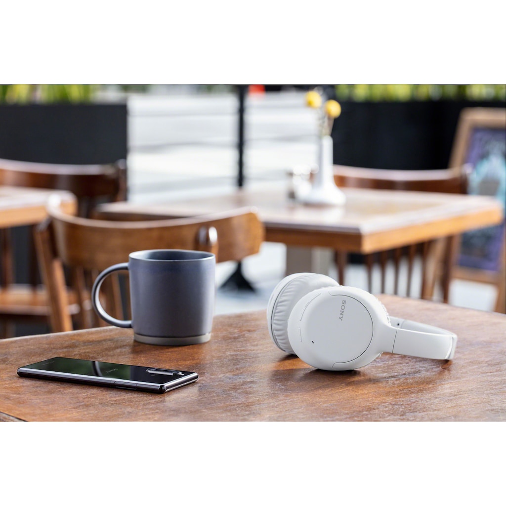 Sony Over-Ear-Kopfhörer »WH-CH710N Kabellose Noise Cancelling«, Bluetooth-NFC, Noise-Cancelling-kompatibel mit Siri, Google Now-Freisprechfunktion