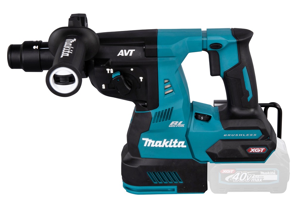 Makita Akku-Kombibohrhammer »»HR004GZ««, (XGT, 40V max., SDS-PLUS/Bohrfutter, 28 mm, inkl. Schnellwechselfutter), ohne Akku, ohne Ladegerät, zum Bohren, hammerbohren und meißeln